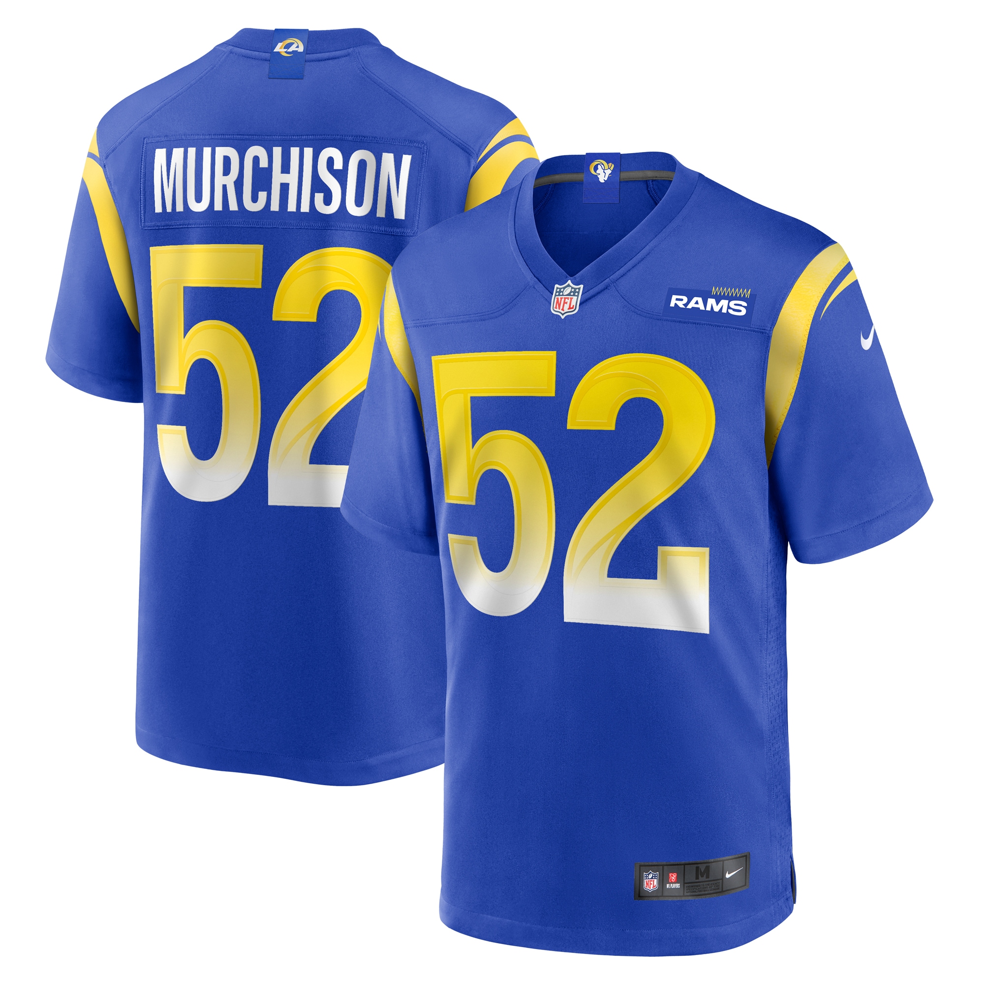 Larrell Murchison Los Angeles Rams Nike Team Game Jersey - Royal - vstockx