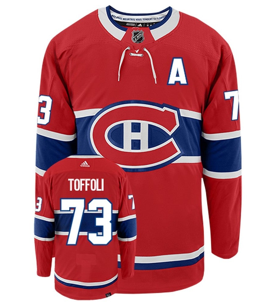 Tyler Toffoli Montreal Canadiens Adidas Primegreen Authentic NHL Hockey Jersey - vstockx