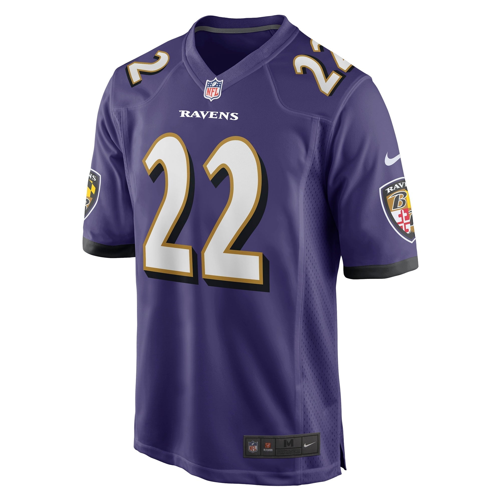 Men's Nike Damarion Williams Purple Baltimore Ravens Player Game Jersey - vstockx