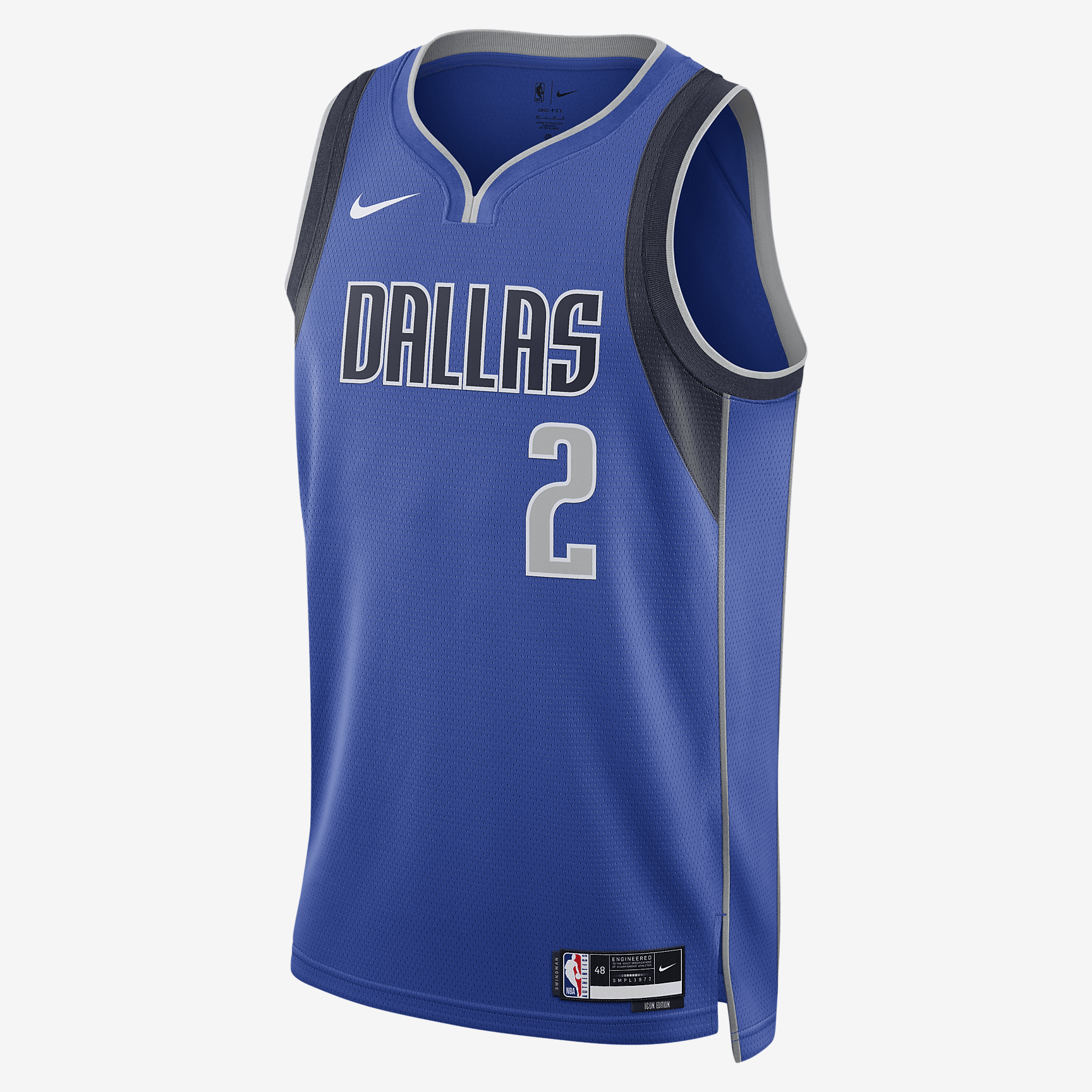 Dallas Mavericks Icon Edition 2022/23 Nike Dri-FIT NBA Swingman Jersey - Game Royal - vstockx