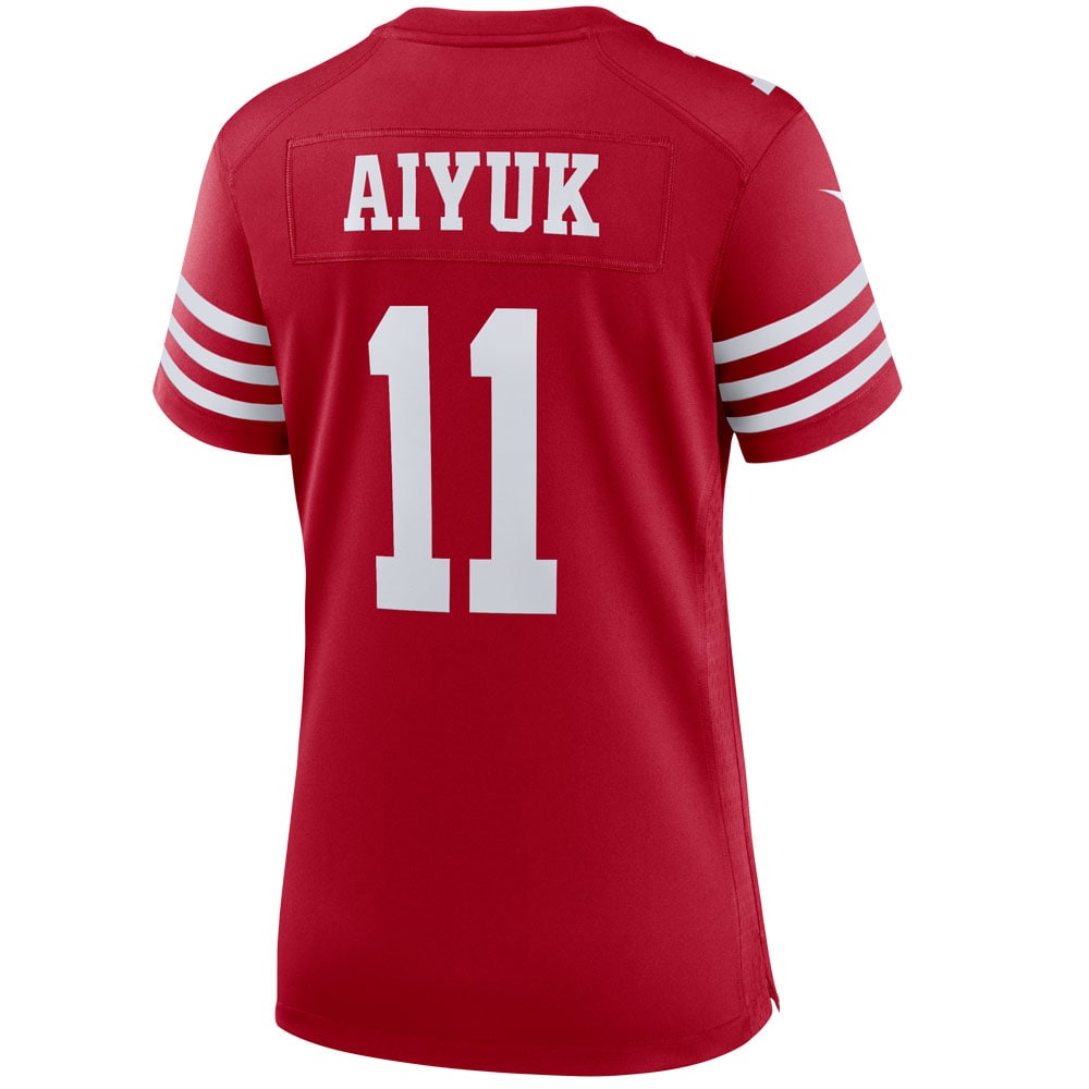 Brandon Aiyuk San Francisco 49ers Nike Women's Player Jersey - Scarlet - vstockx