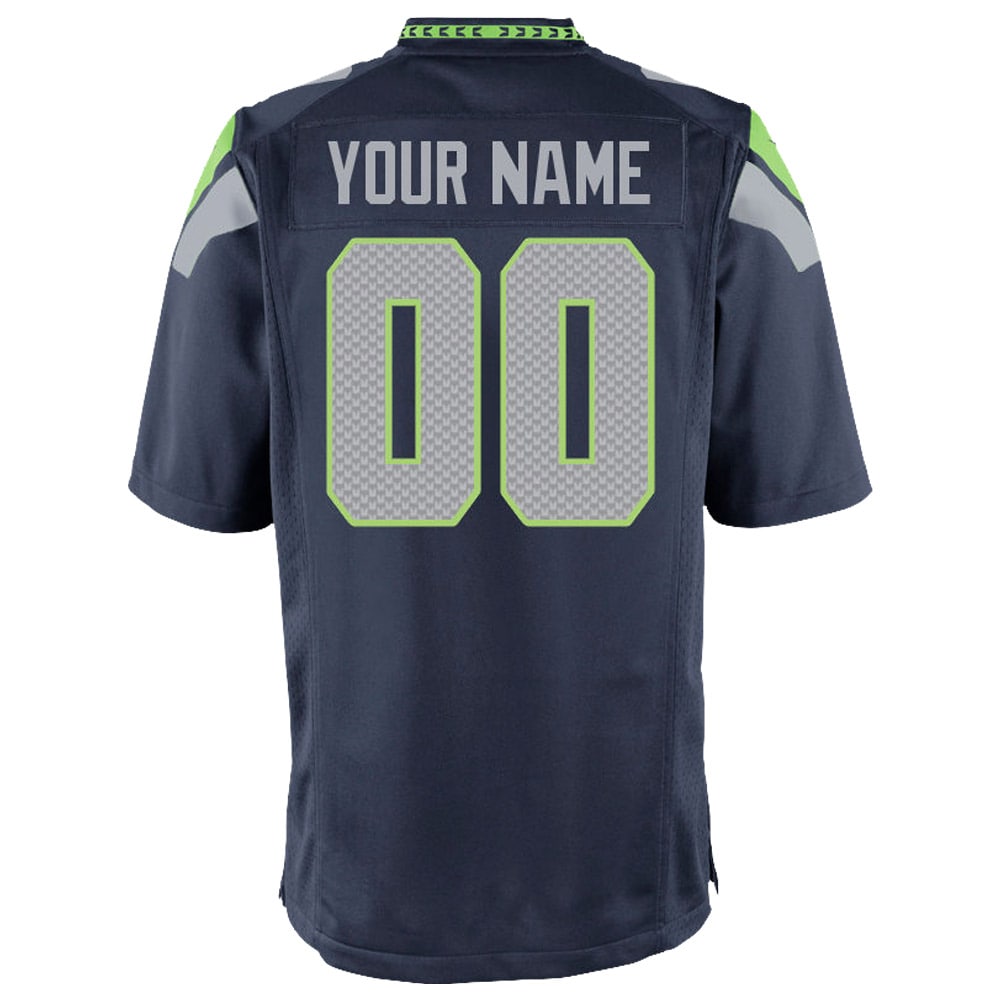 Seattle Seahawks Nike Youth Custom Game Jersey - College Navy - vstockx