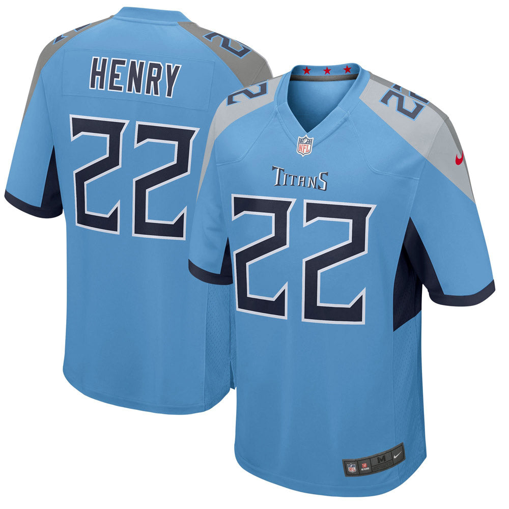 Youth Tennessee Titans Derrick Henry Game Jersey Light Blue - vstockx