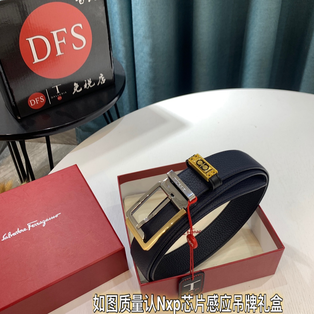 Streetwear Belt Ferragamo 319428 size:3.5cm - vstockx