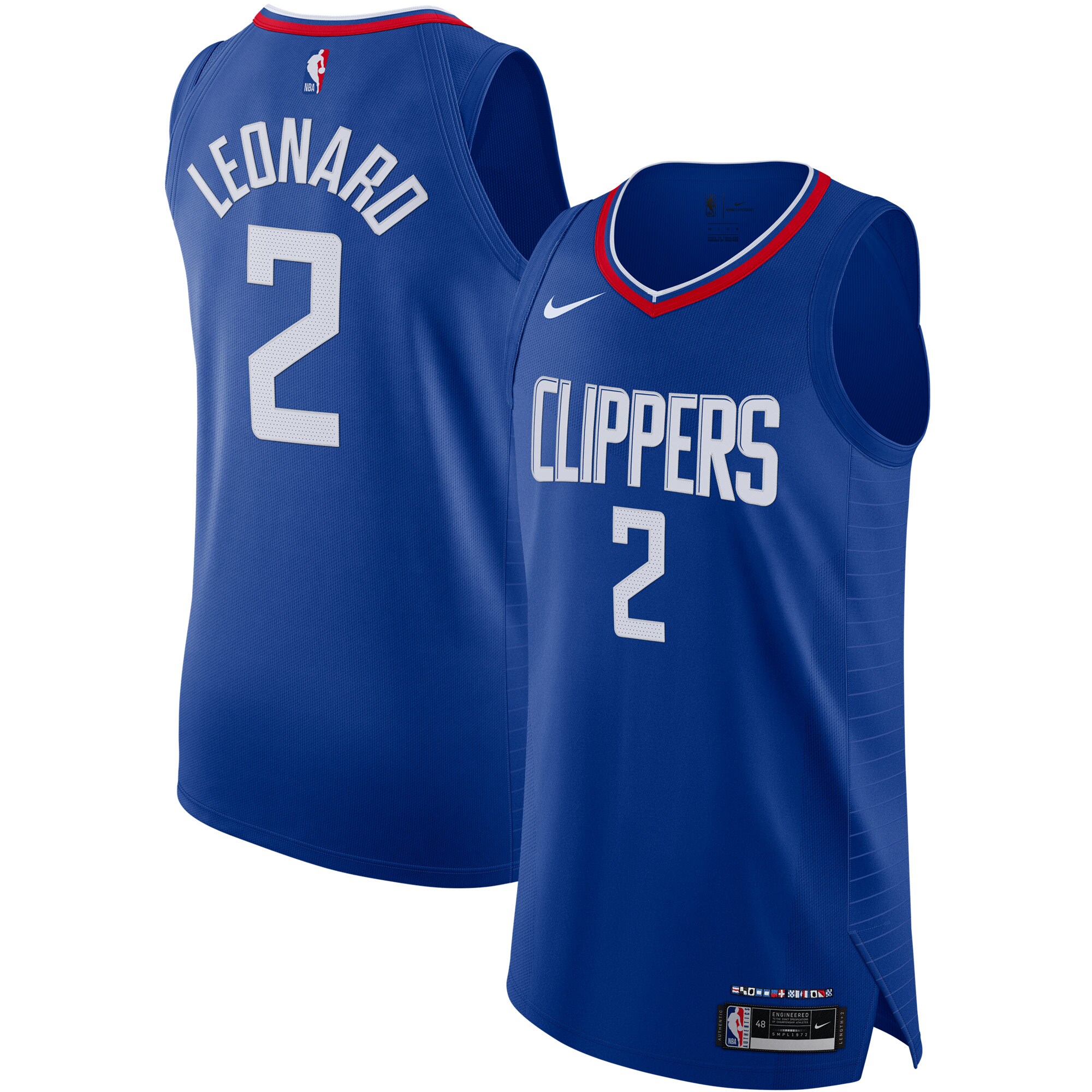 Kawhi Leonard LA Clippers Nike Authentic Jersey - Icon Edition - Royal - vstockx