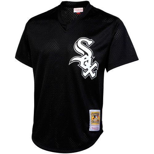 Bo Jackson Chicago White Sox Mitchell & Ness 1993 Authentic Cooperstown Collection Batting Practice Jersey - Black - vstockx