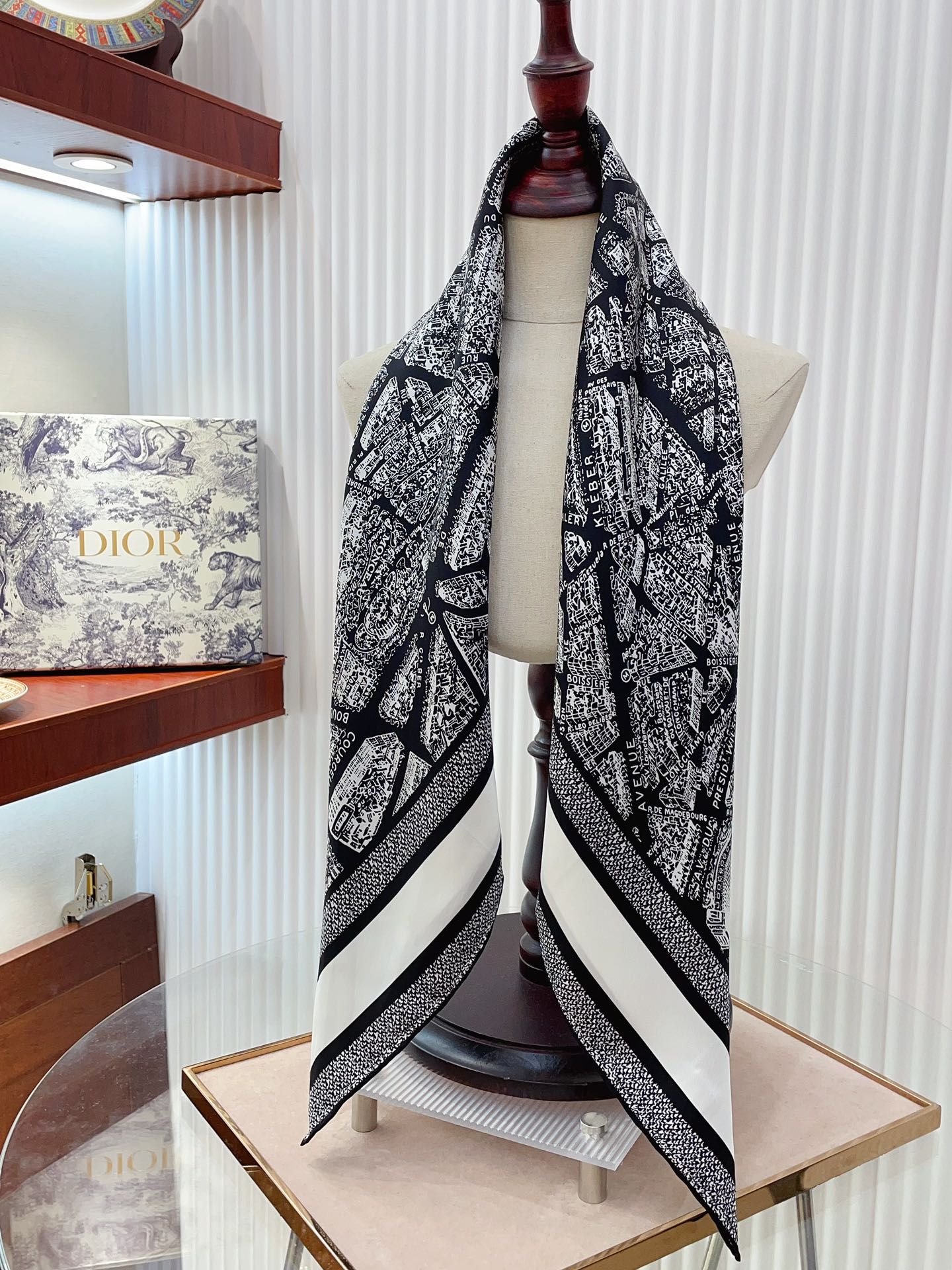 Streetwear Scarf Dior 328812 size: 90*90cm - vstockx