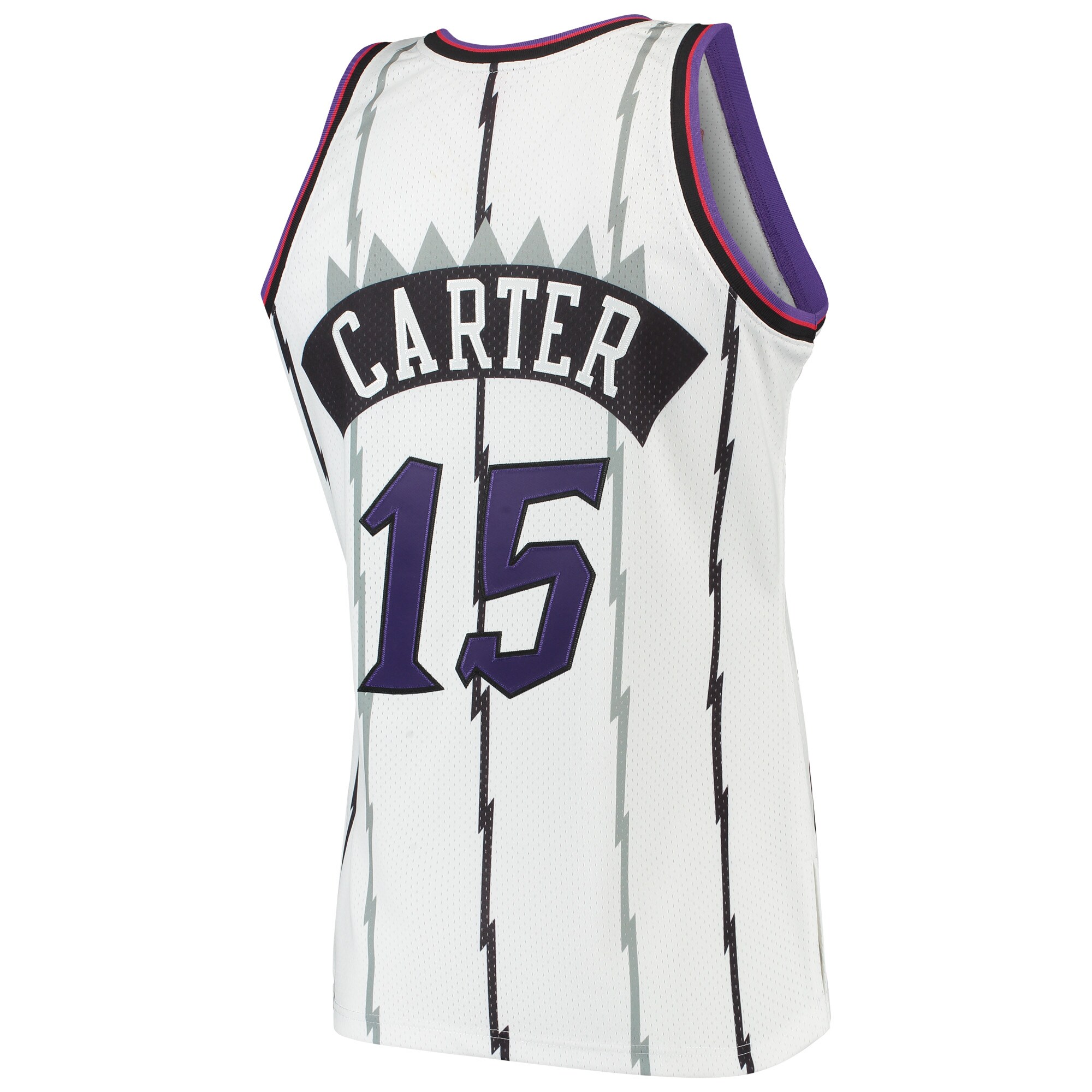 Vince Carter Toronto Raptors Mitchell & Ness Hardwood Classics 1998-99 Authentic Jersey - White - vstockx