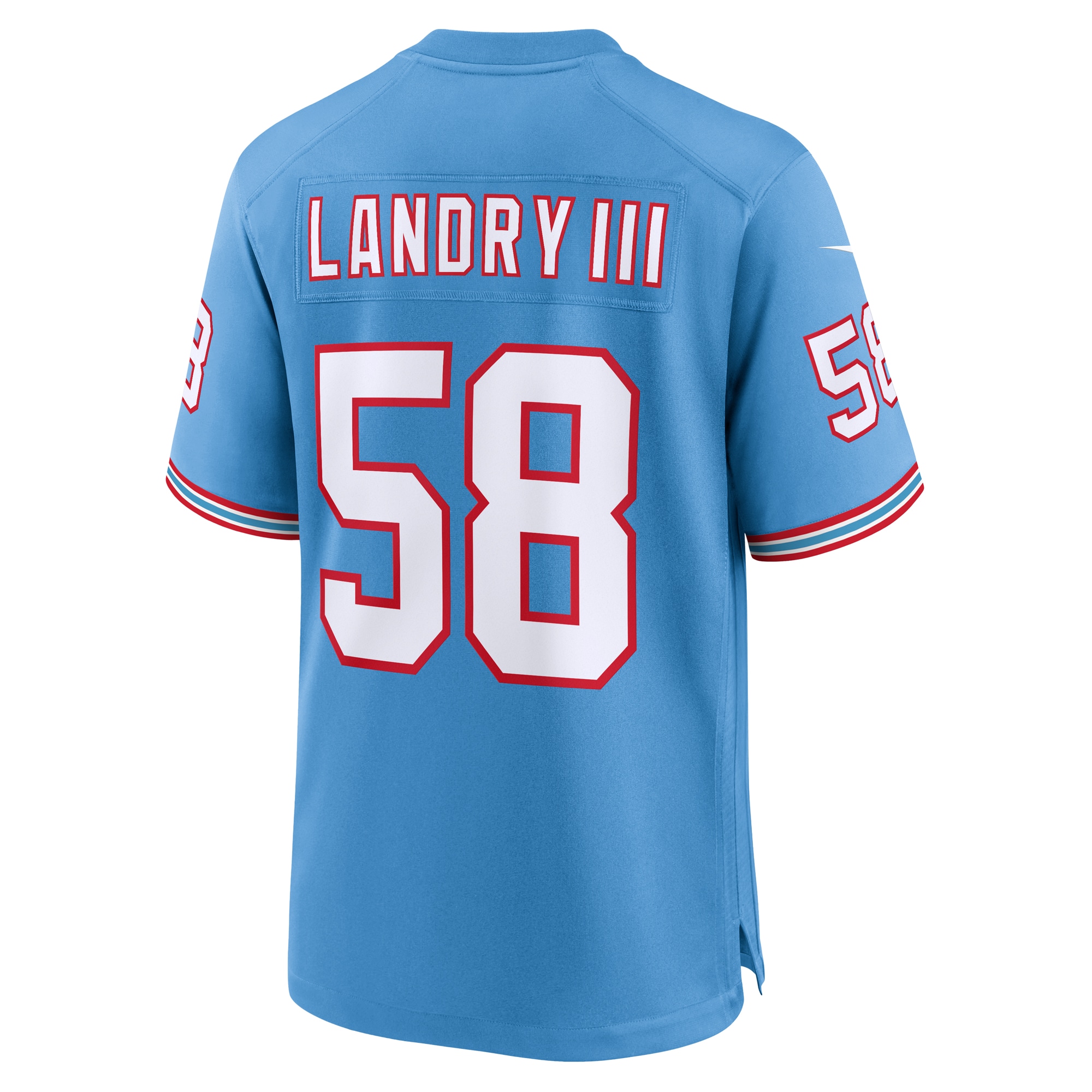 Harold Landry Tennessee Titans Nike Oilers Throwback Player Game Jersey - Light Blue - vstockx