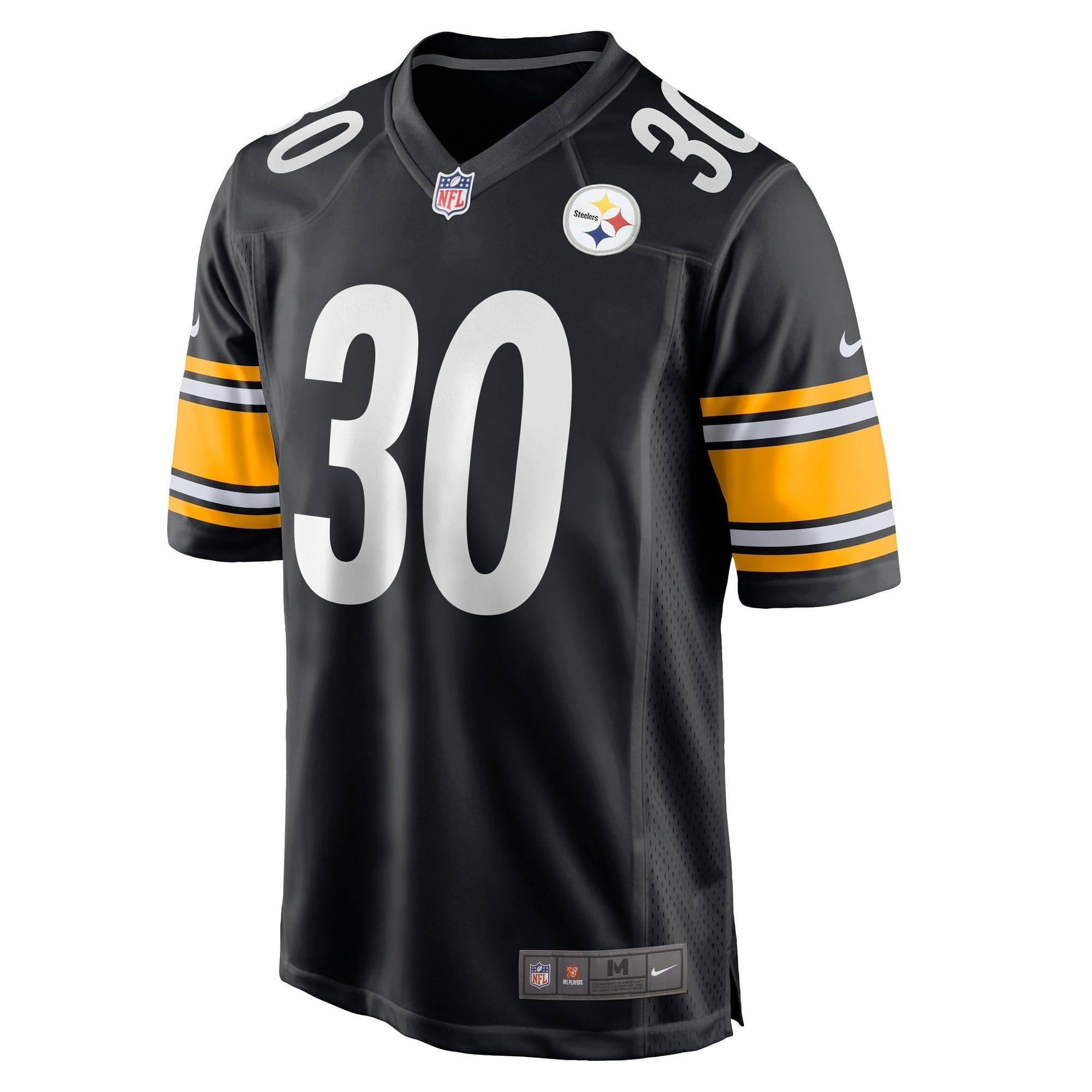 Men's Nike Carlins Platel Black Pittsburgh Steelers Game Player Jersey - vstockx