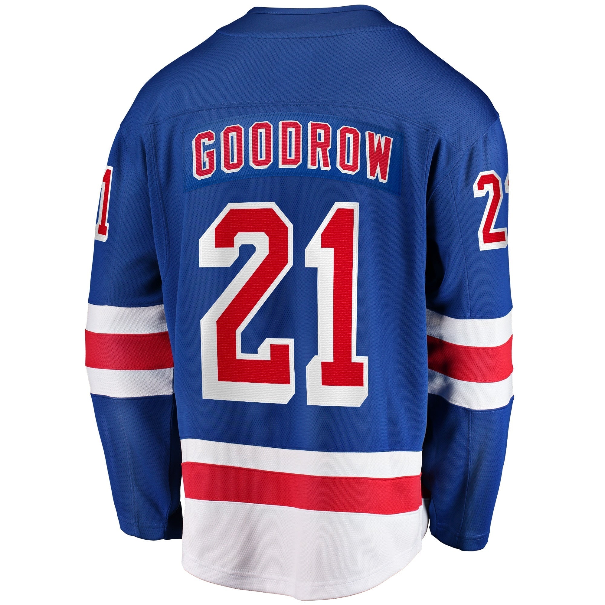 Men's Fanatics Branded Barclay Goodrow Blue New York Rangers Home Breakaway Player Jersey - vstockx