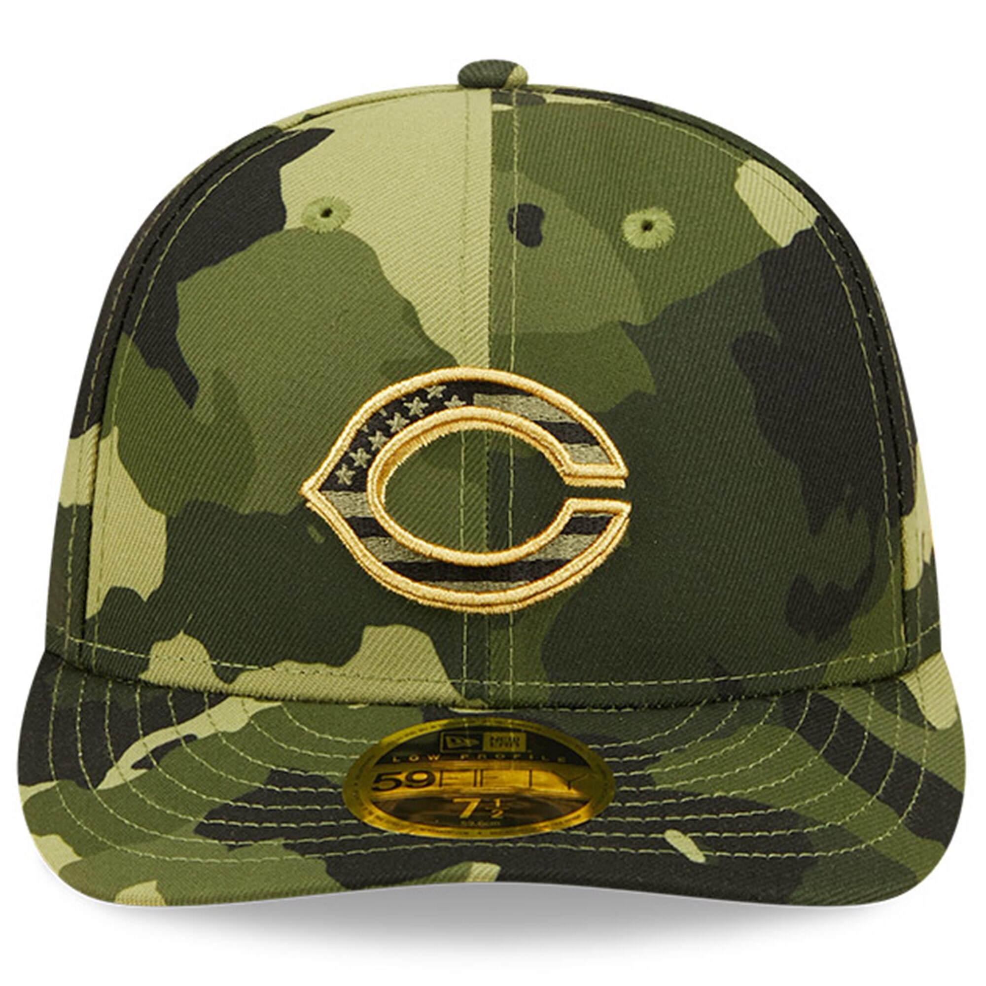 Cincinnati Reds New Era 2022 Armed Forces Day On-Field Low Profile 59FIFTY - Camo - vstockx