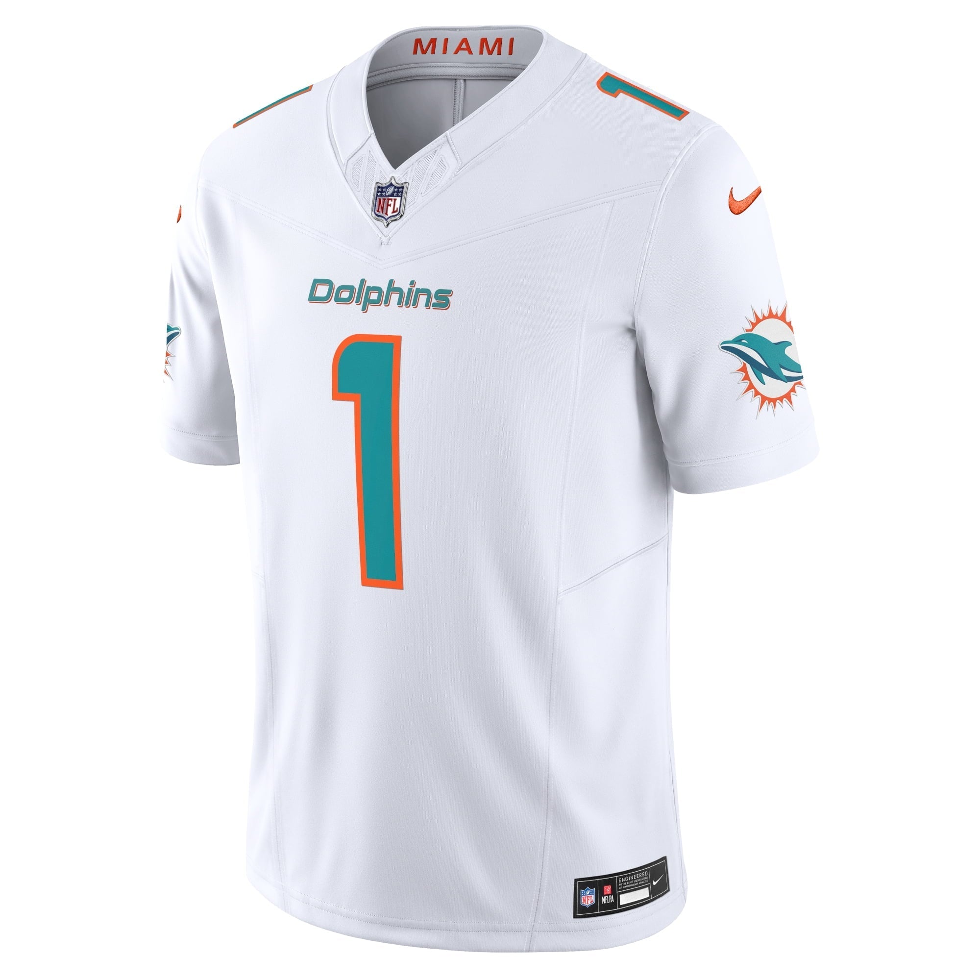 Men's Nike Tua Tagovailoa White Miami Dolphins Vapor F.U.S.E. Limited Jersey - vstockx