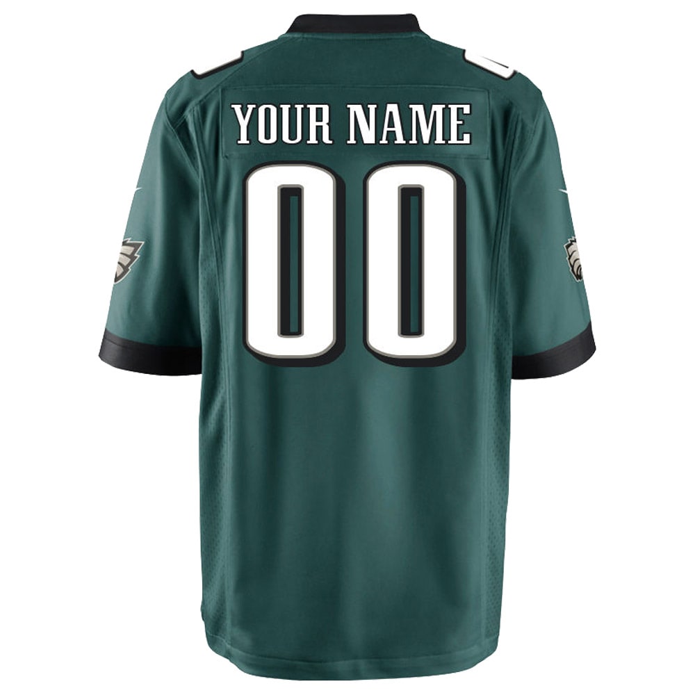 Philadelphia Eagles Nike Youth Custom Game Jersey - Midnight Green - vstockx