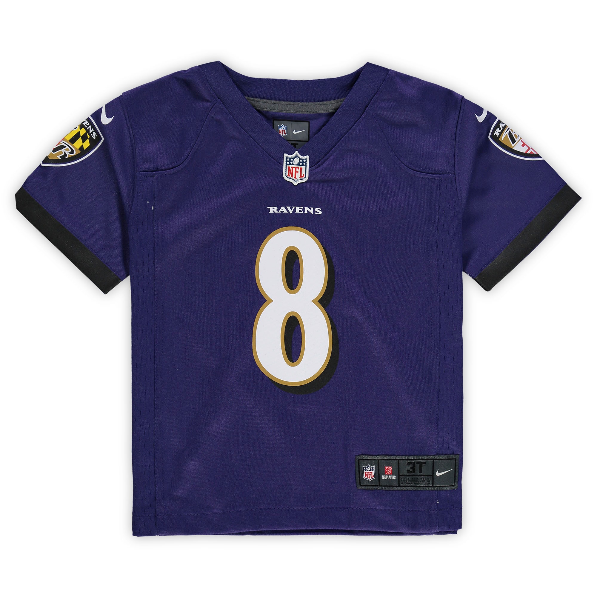 Lamar Jackson Baltimore Ravens Nike Toddler Game Jersey - Purple - vstockx