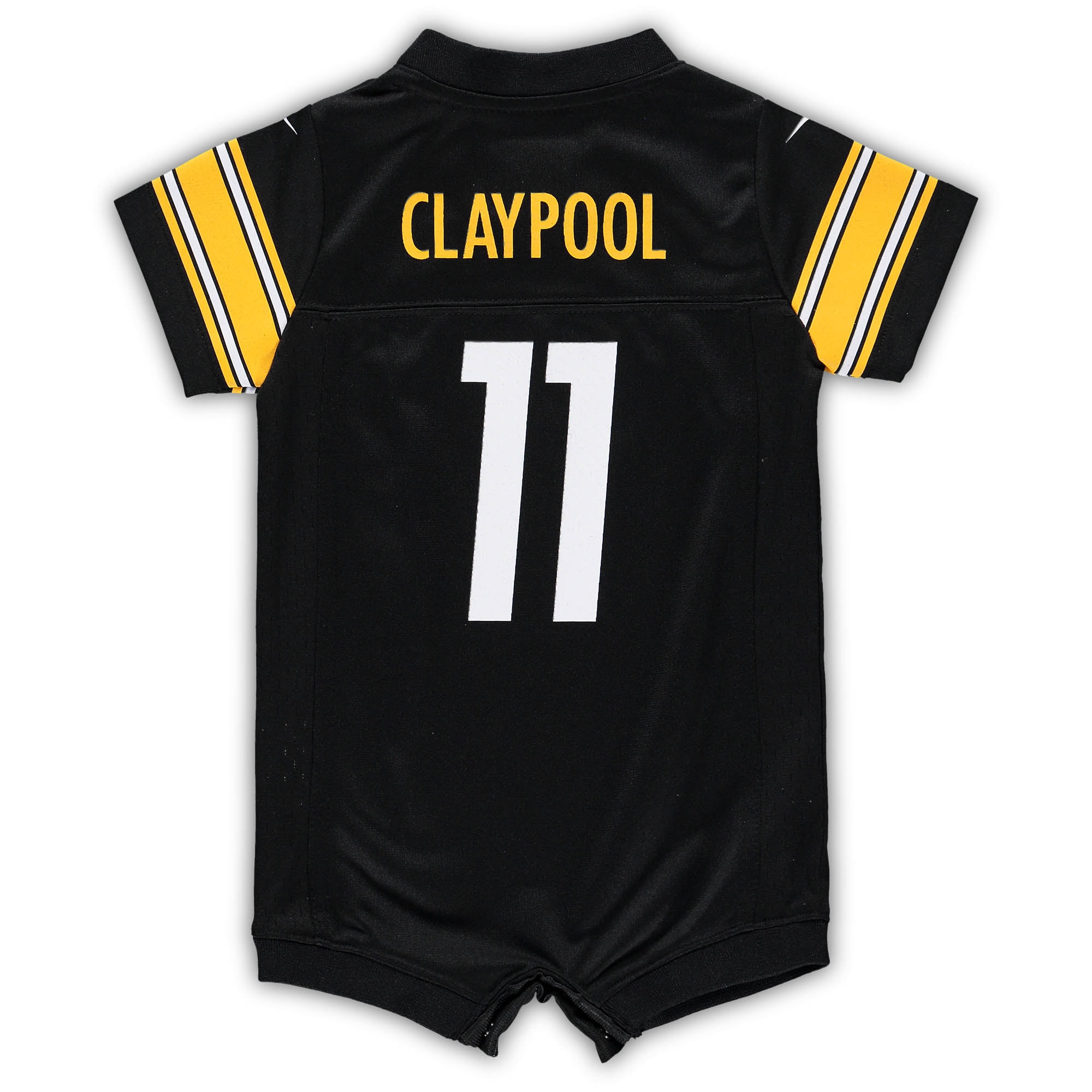 Chase Claypool Pittsburgh Steelers Nike Infant Game Romper Jersey - Black - vstockx