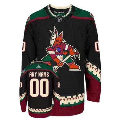 Customizable Arizona Coyotes Adidas Primegreen Authentic NHL Hockey Jersey - vstockx