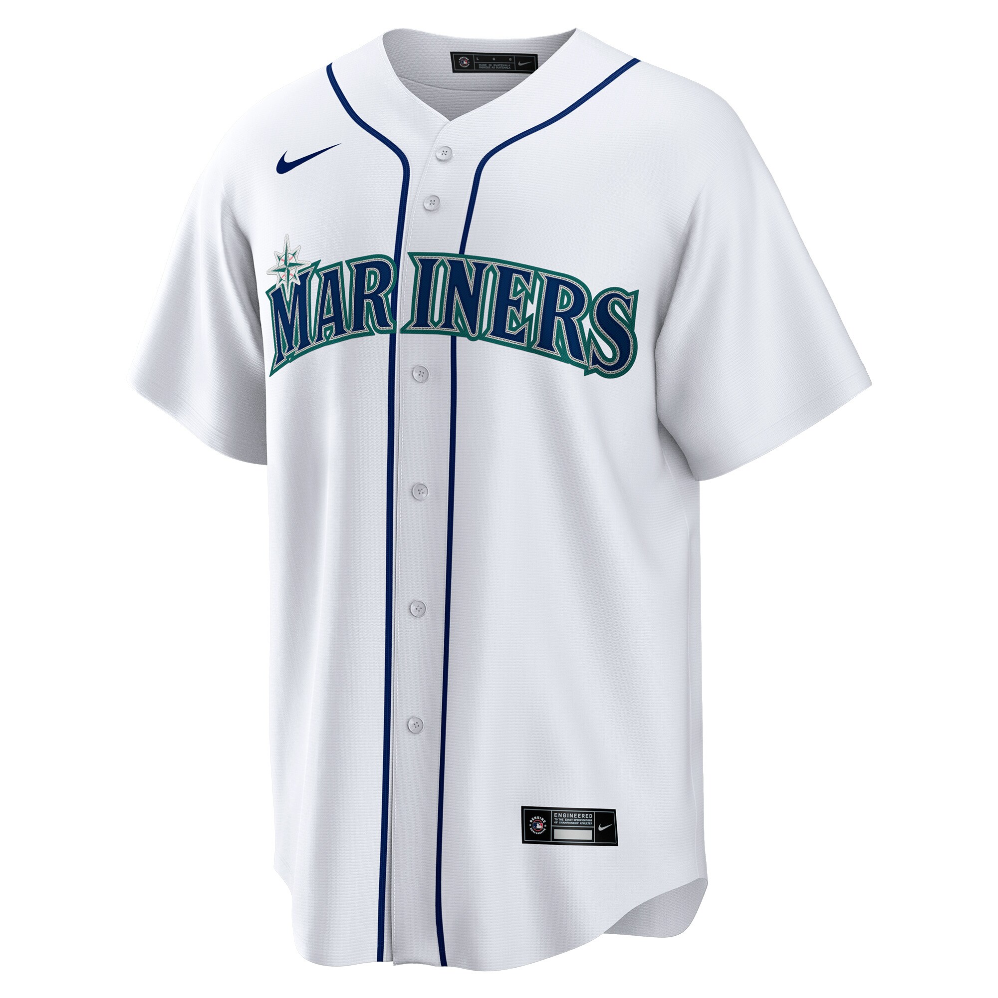 Eugenio Suarez Seattle Mariners Nike Home Replica Player Jersey - White - vstockx
