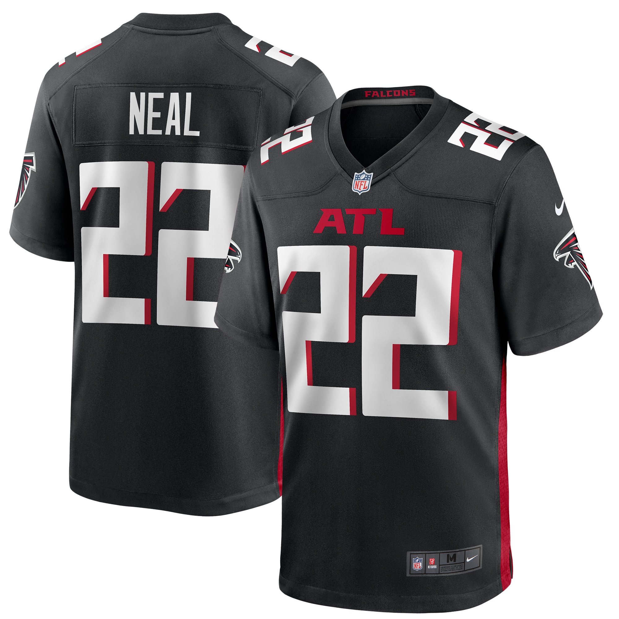 Keanu Neal Atlanta Falcons Nike Game Player Jersey - Black - vstockx