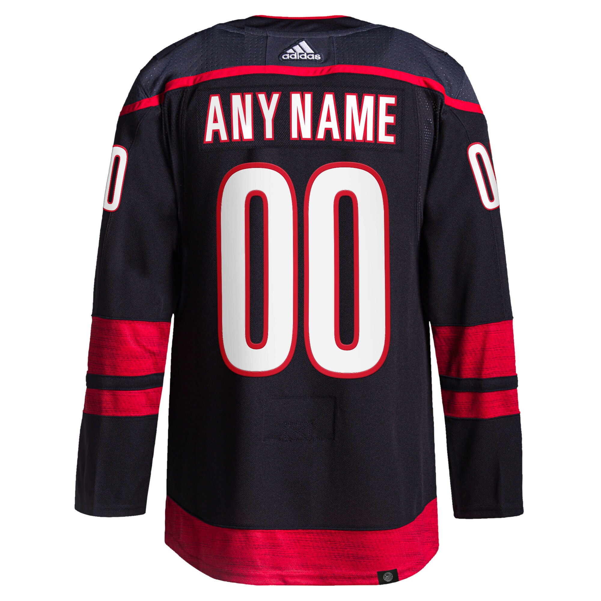 Carolina Hurricanes adidas Home Primegreen Authentic Pro Custom Jersey - Black - vstockx