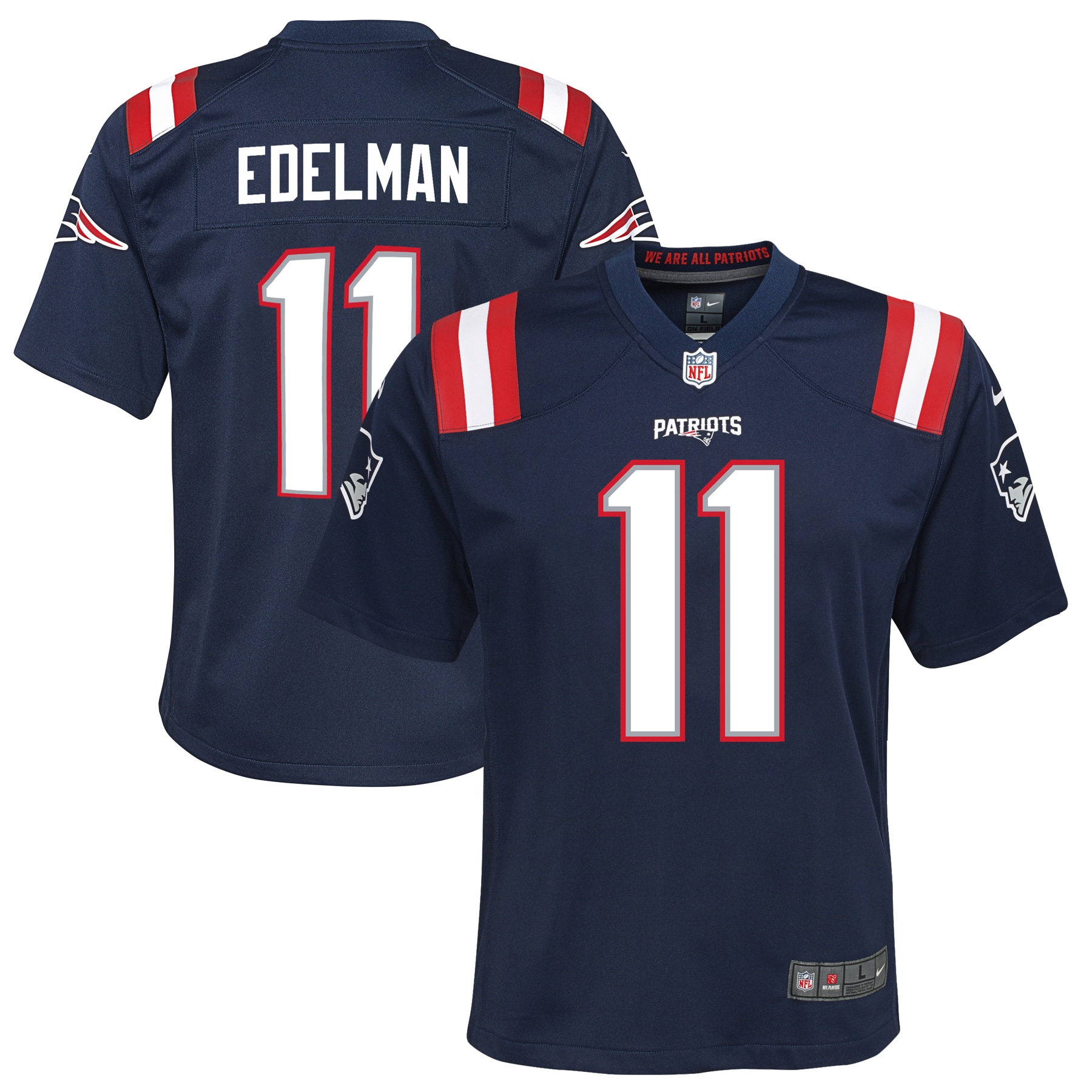 Julian Edelman New England Patriots Nike Youth Game Jersey - Navy - vstockx