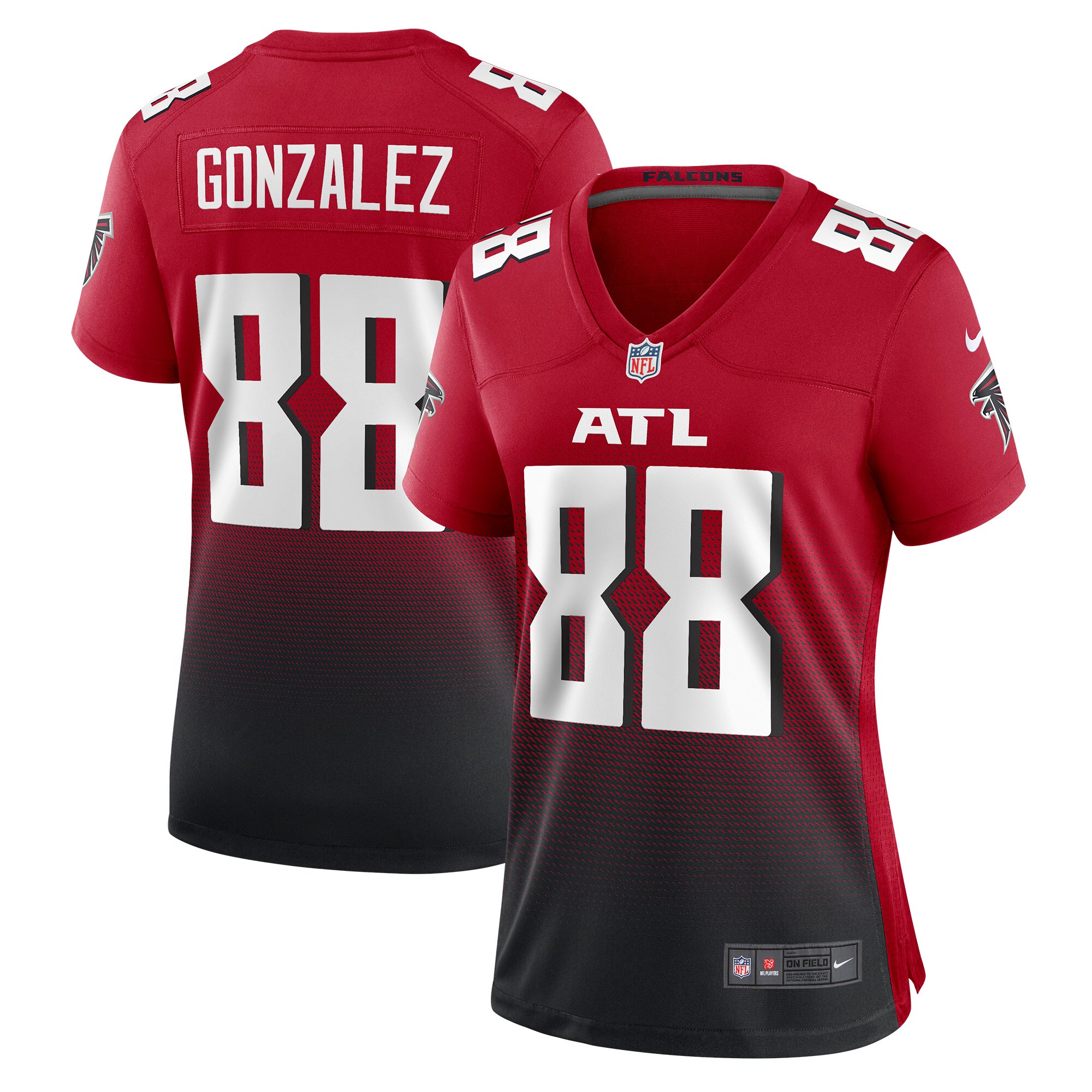 Tony Gonzalez Atlanta Falcons Nike Women's Retired Game Jersey - Red - vstockx