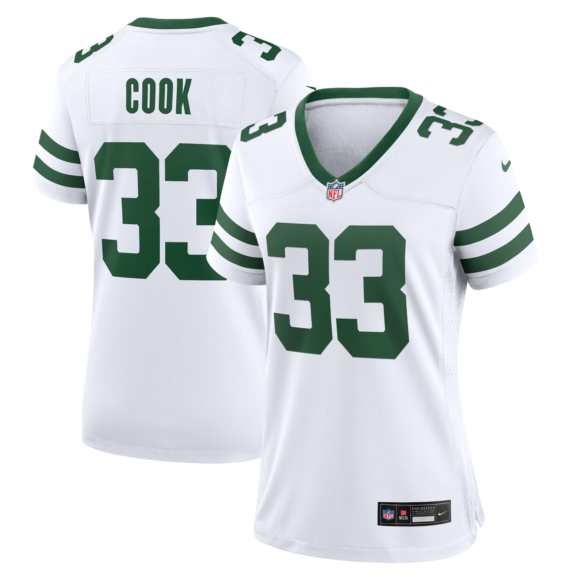 Dalvin Cook New York Jets Nike Women's Legacy Player Jersey - White - vstockx