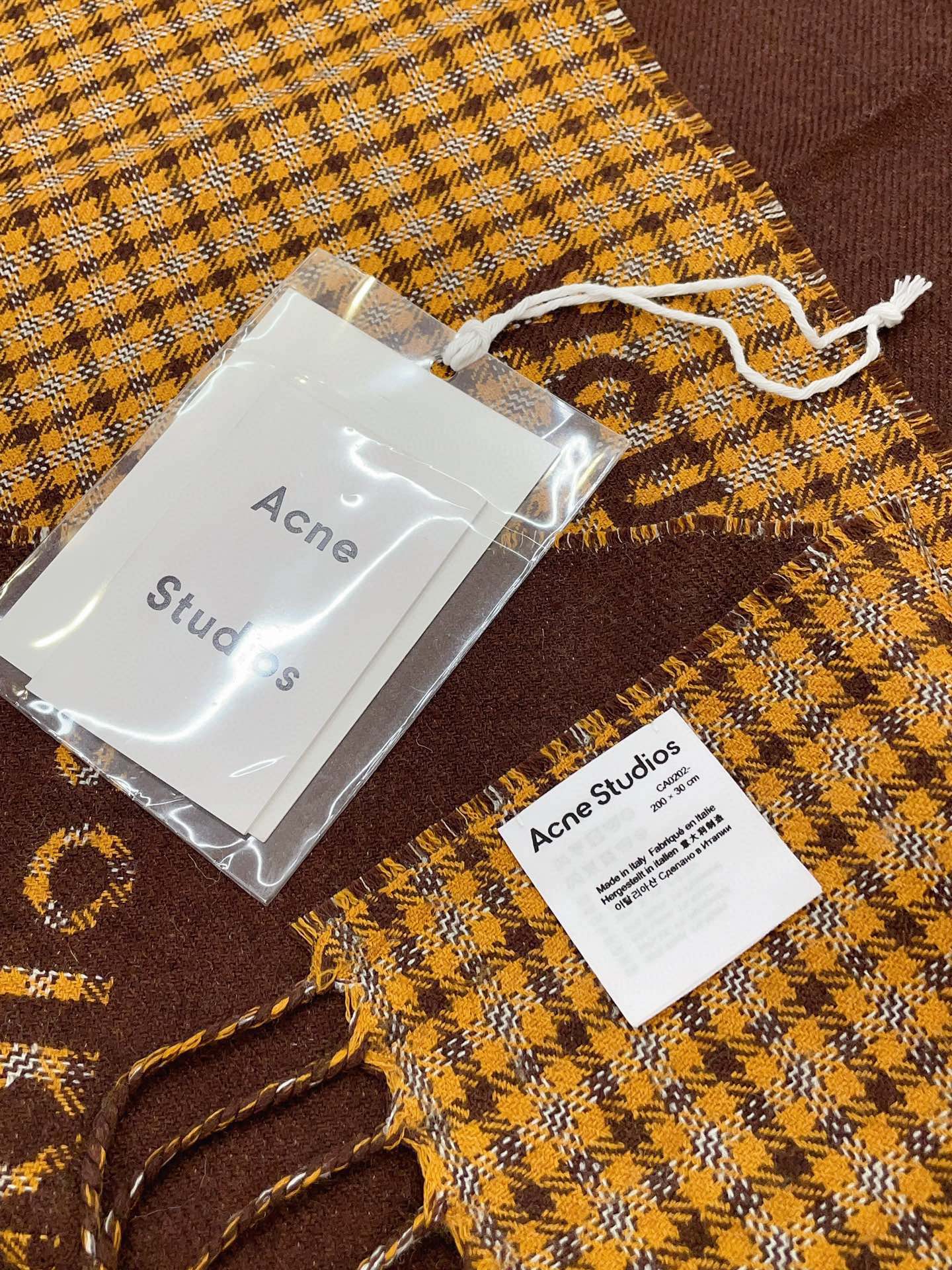 Streetwear Scarf Acne 328856 SIZE:200×30cm - vstockx