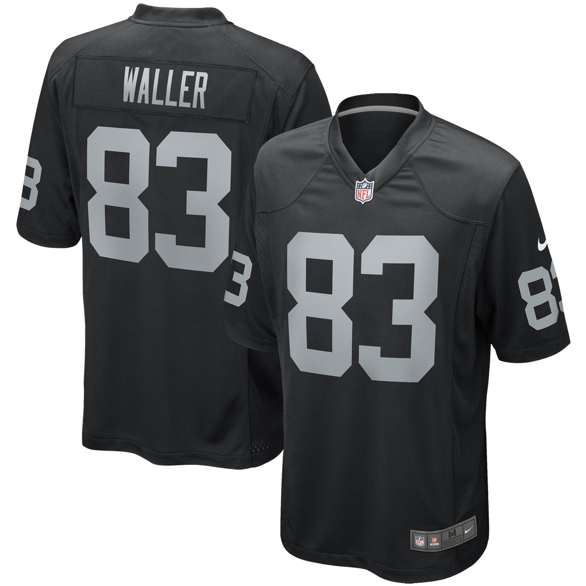 Darren Waller Las Vegas Raiders Nike Game Player Jersey - Black - vstockx