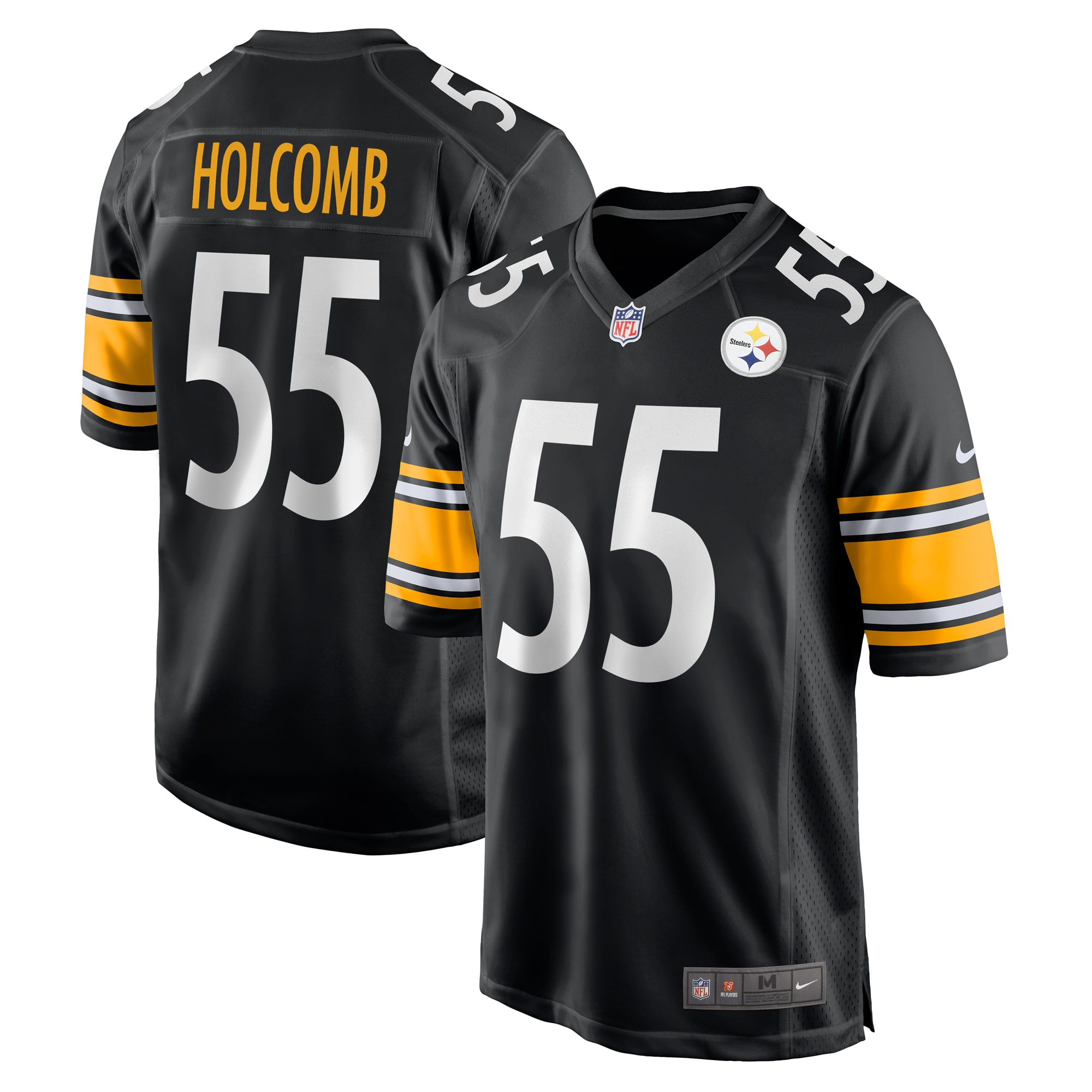 Cole Holcomb Pittsburgh Steelers Nike Game Player Jersey - Black - vstockx