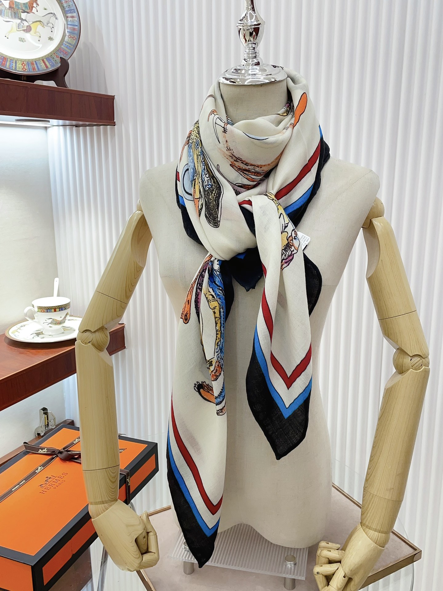 Streetwear Scarf Hermes 328806 size:140cm*140cm - vstockx