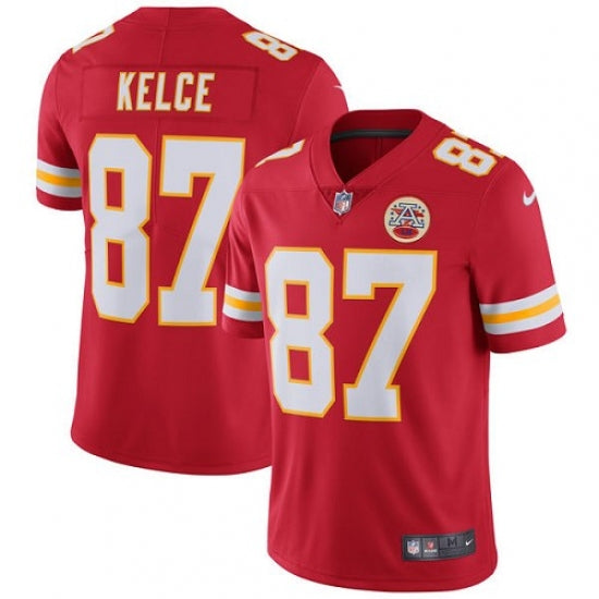 Youth Kansas City Chiefs Travis Kelce Limited Player Jersey Red - vstockx