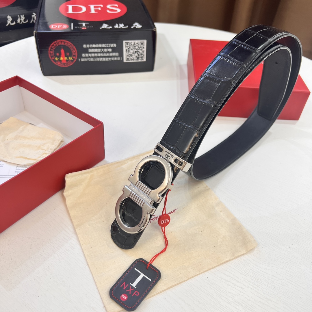 Streetwear Belt Ferragamo 320325 size:3.5cm - vstockx