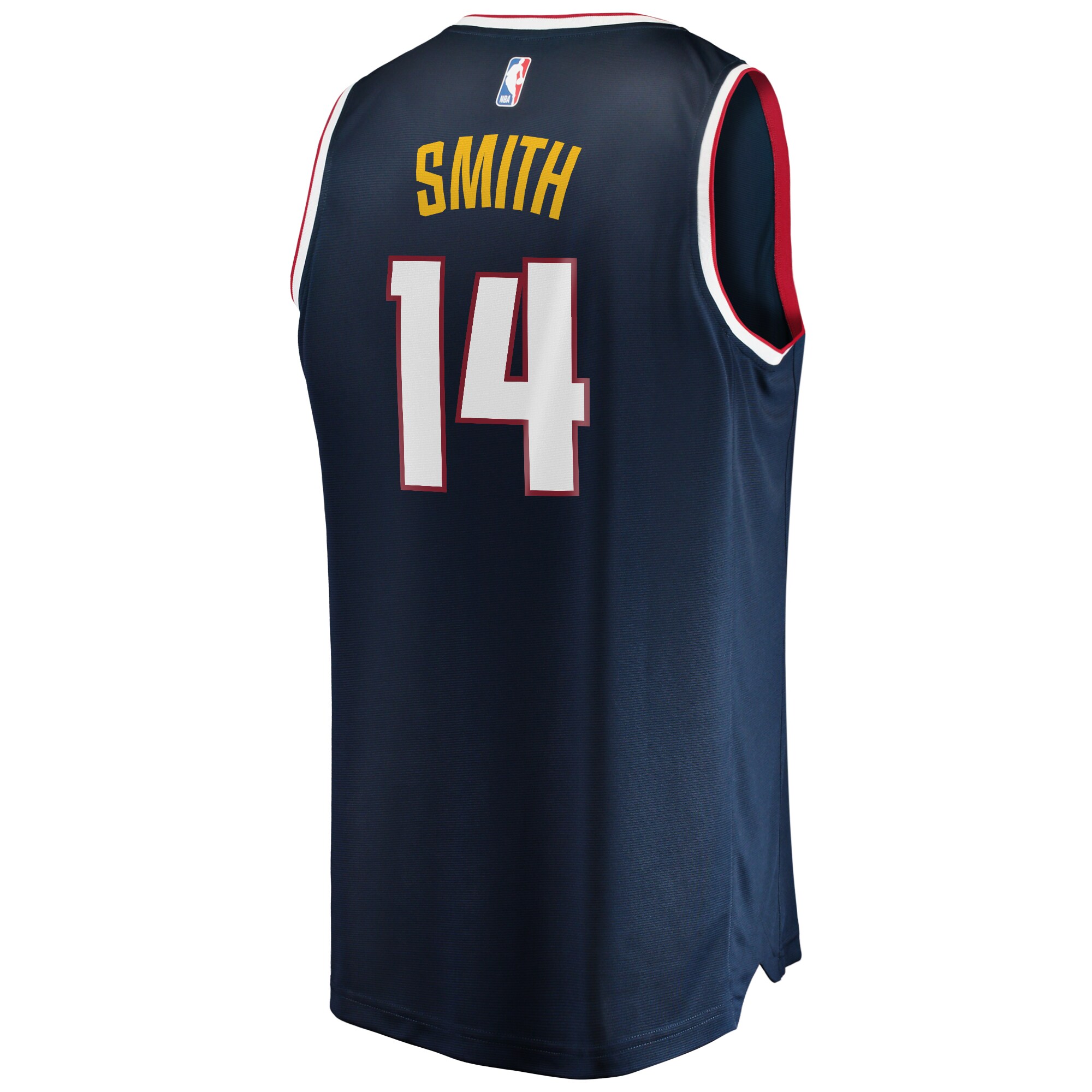Ish Smith Denver Nuggets Fanatics Branded Fast Break Replica Jersey - Icon Edition - Navy - vstockx