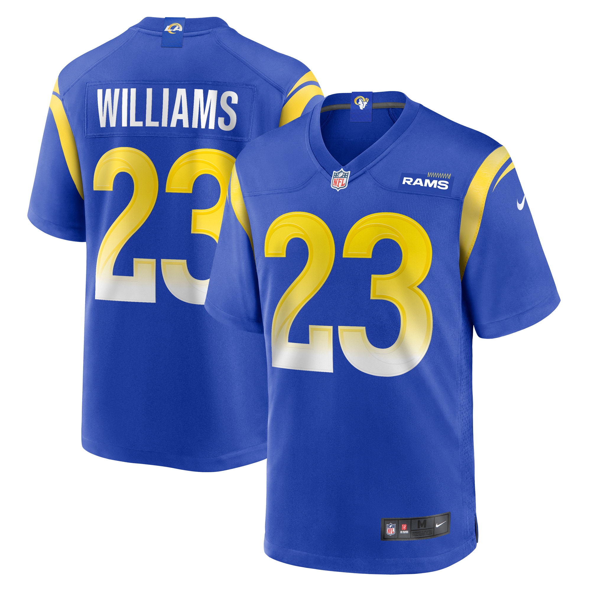 Kyren Williams Los Angeles Rams Nike Game Player Jersey - Royal - vstockx