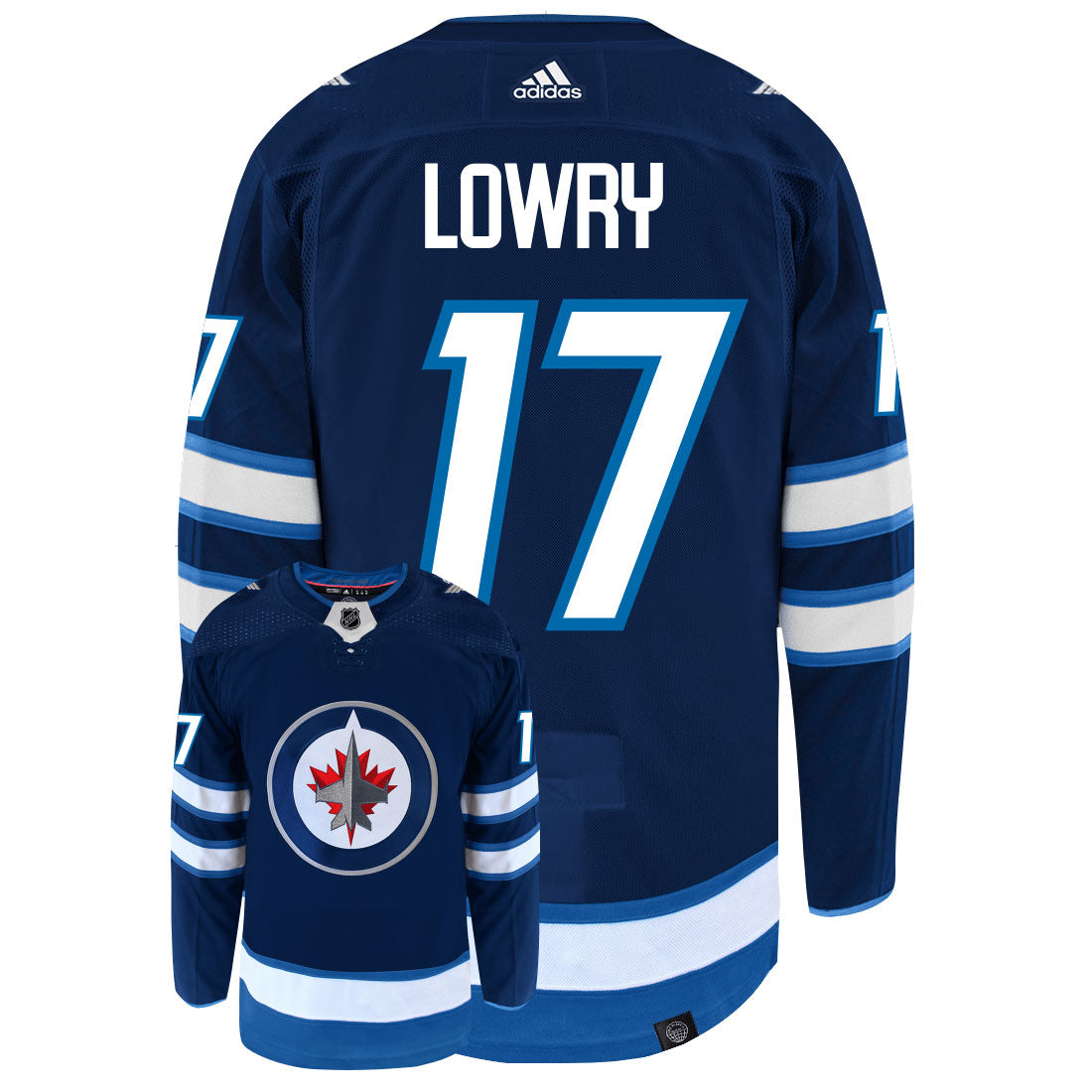 Adam Lowry Winnipeg Jets Adidas Primegreen Authentic NHL Hockey Jersey - vstockx
