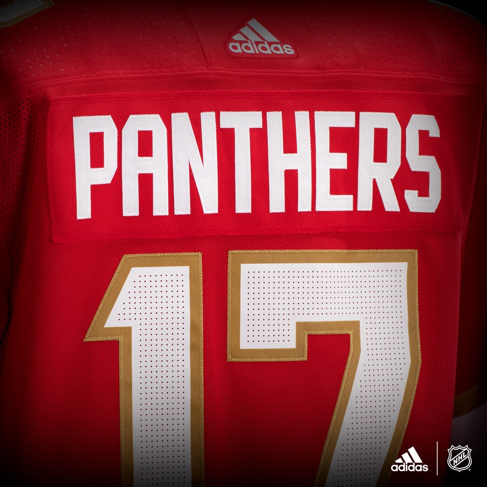 Florida Panthers Adidas Authentic Home NHL Hockey Jersey - vstockx