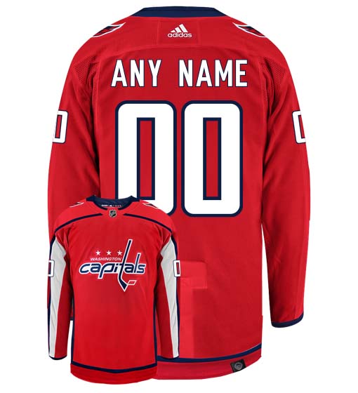 Customizable Washington Capitals Adidas Primegreen Authentic NHL Hockey Jersey - vstockx