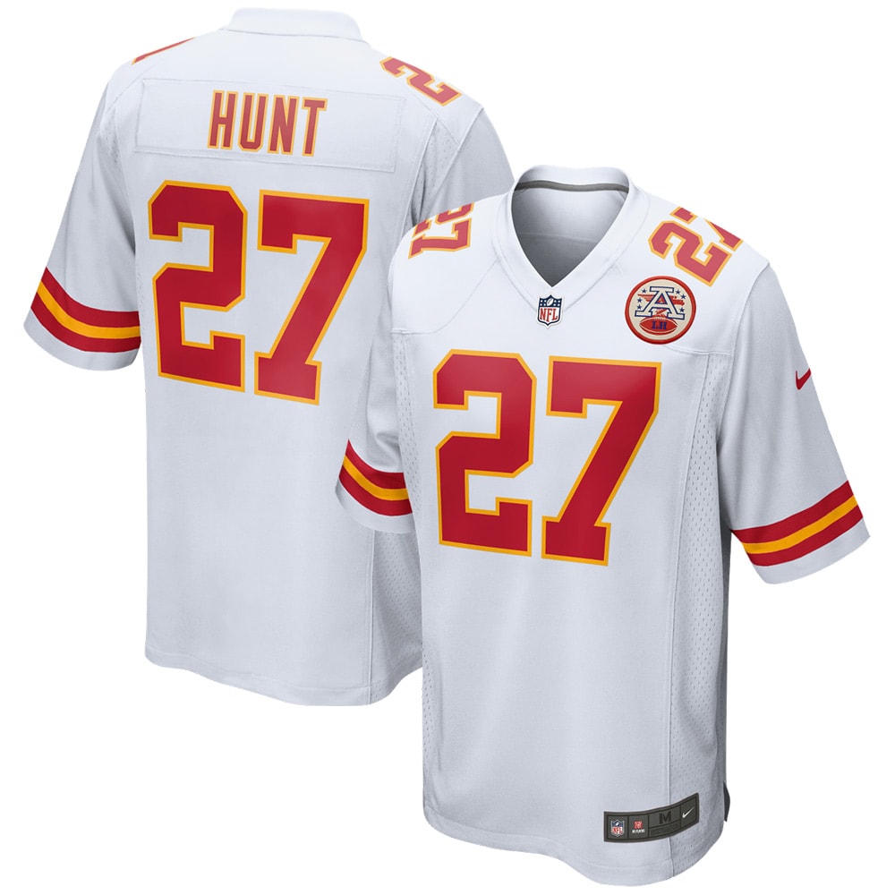 Kareem Hunt Kansas City Chiefs Nike Game Jersey - White - vstockx