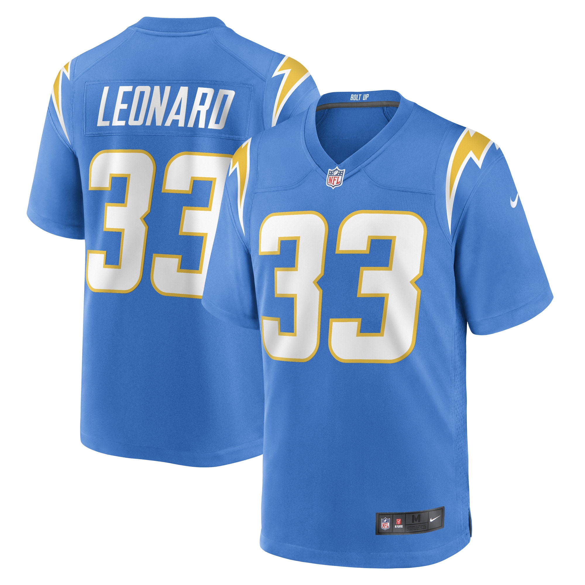 Deane Leonard Los Angeles Chargers Nike Game Player Jersey - Powder Blue - vstockx
