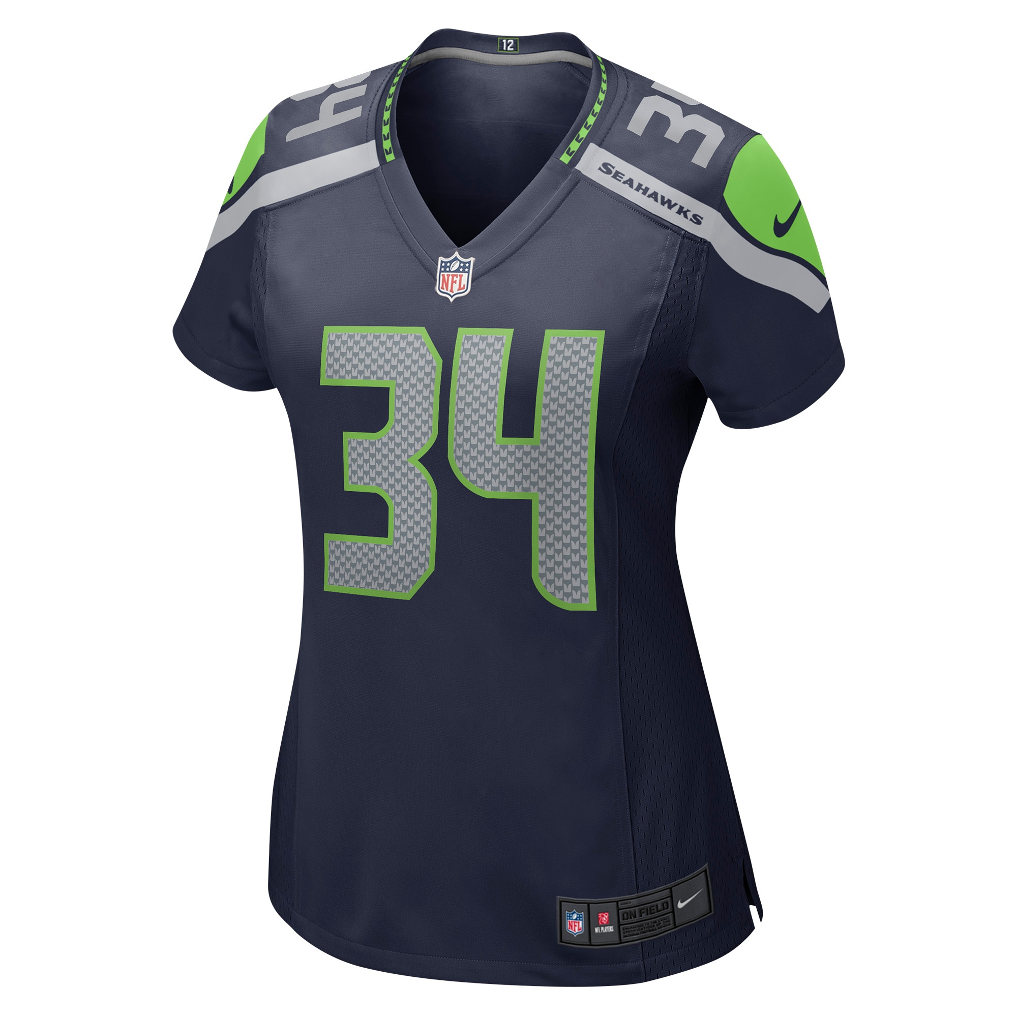 Josh Johnson Seattle Seahawks Nike Women's Game Jersey - College Navy - vstockx