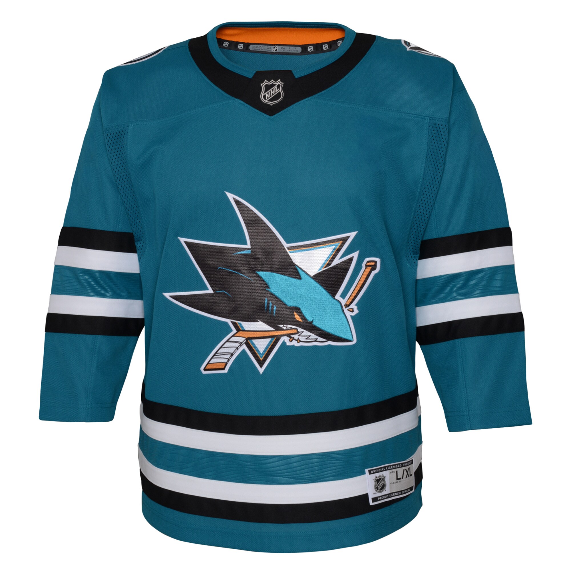 San Jose Sharks Youth Premier Jersey - Teal - vstockx