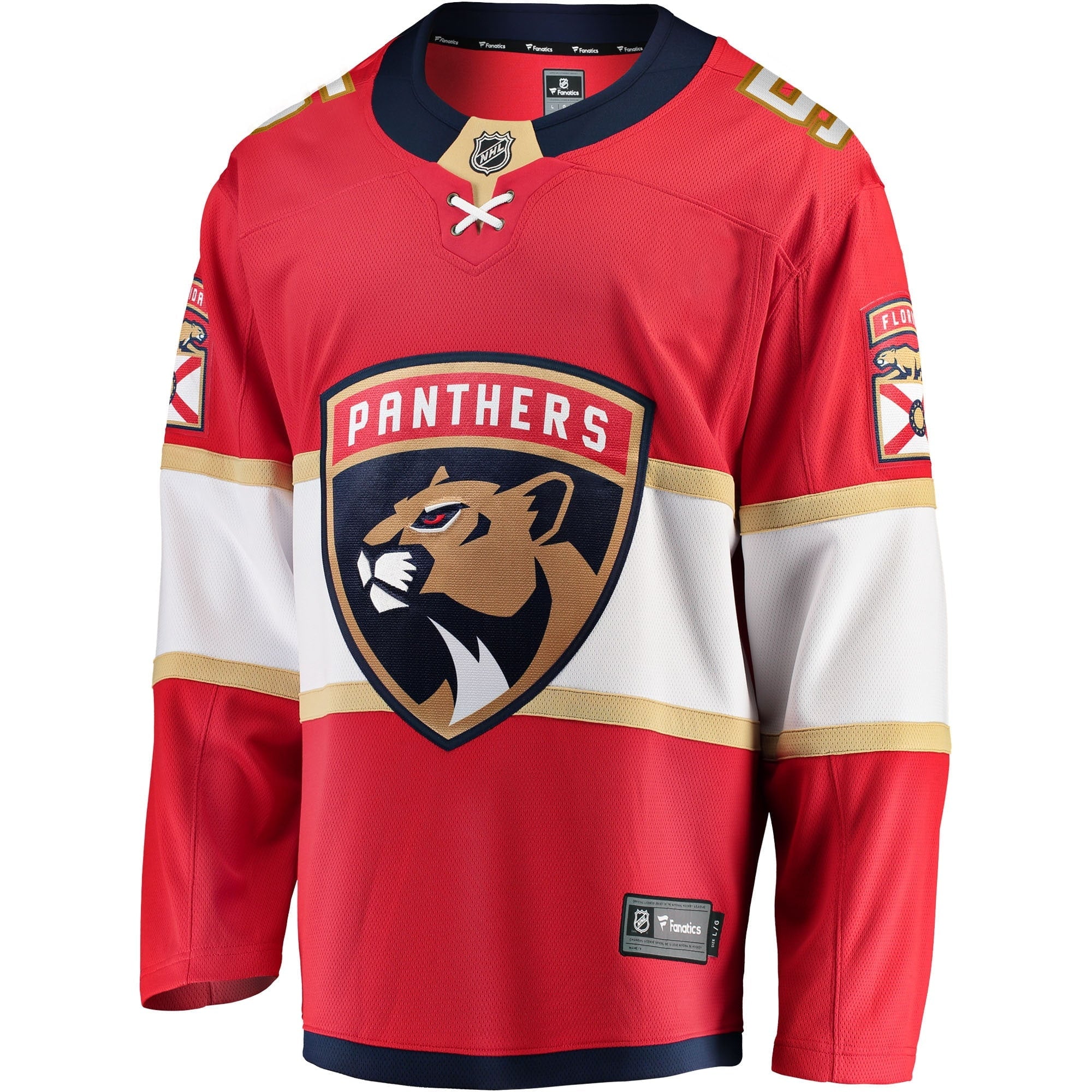 Men's Fanatics Branded Aaron Ekblad Red Florida Panthers Home Team Breakaway Player Jersey - vstockx