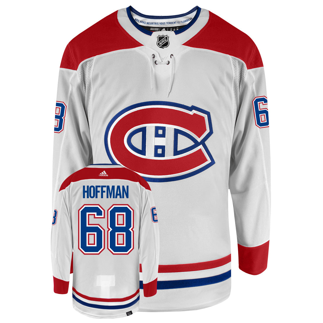 Mike Hoffman Montreal Canadiens Adidas Primegreen Authentic NHL Hockey Jersey - vstockx
