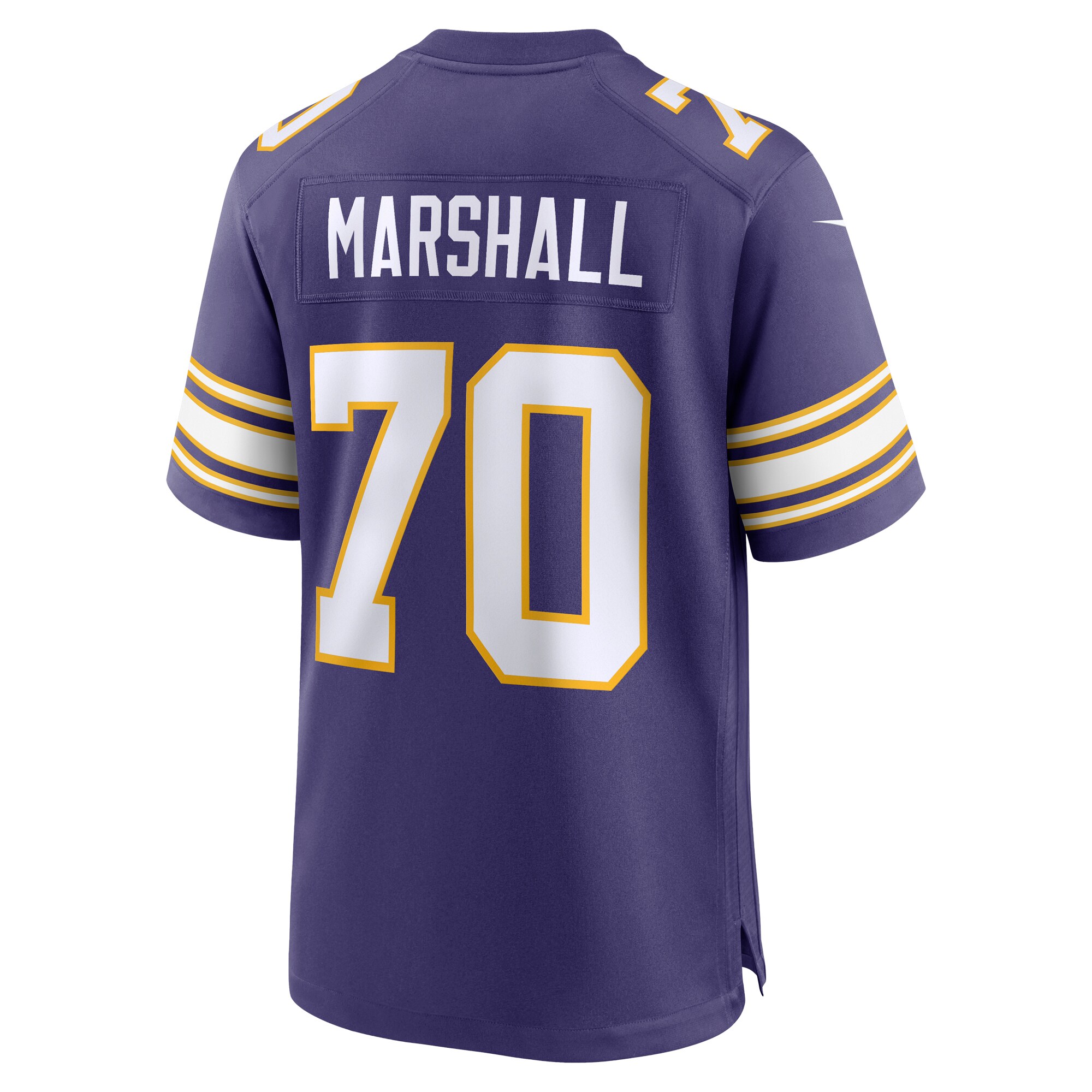 Jim Marshall Minnesota Vikings Nike Classic Retired Player Jersey - Purple - vstockx