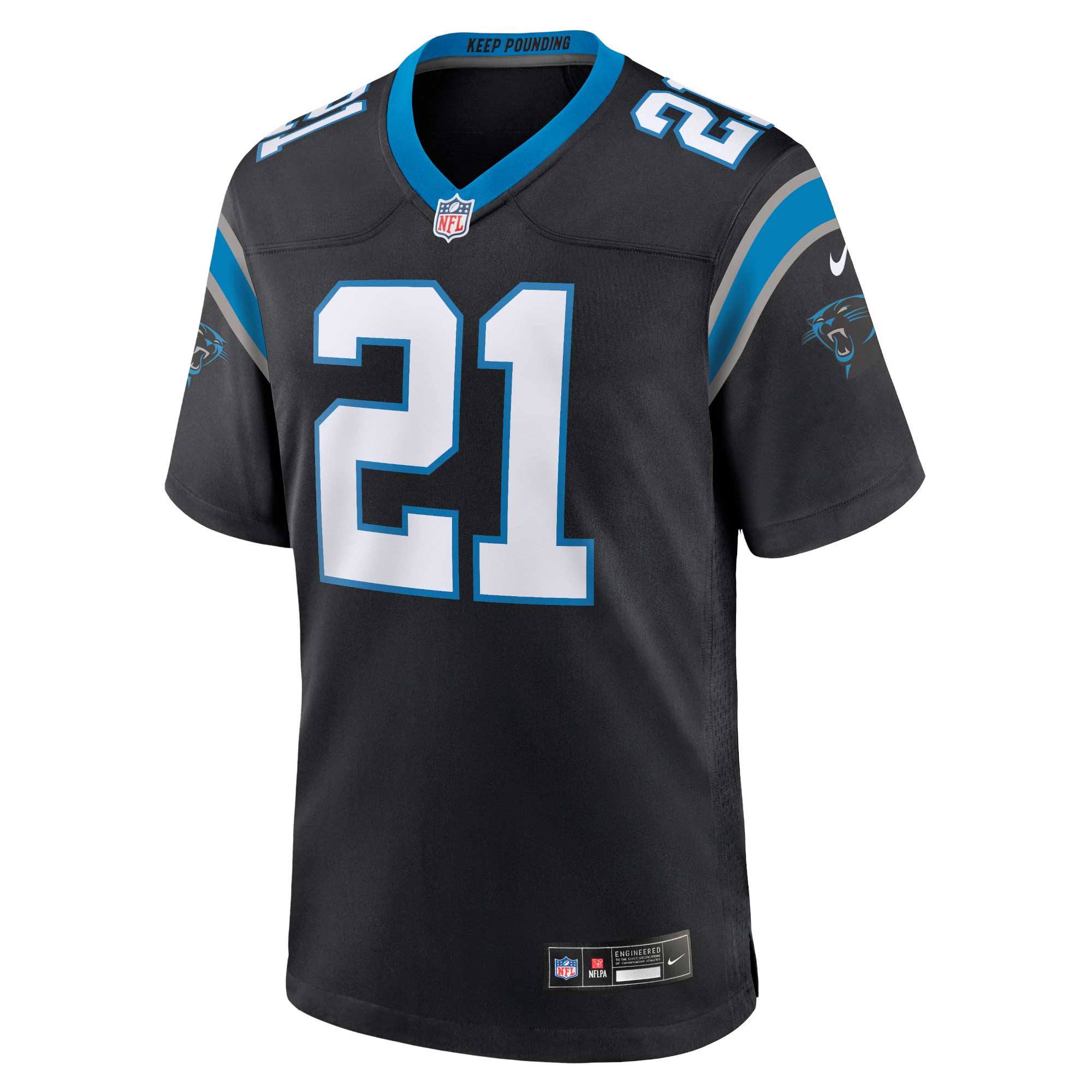 Jeremy Chinn Carolina Panthers Nike Game Jersey - Black - vstockx