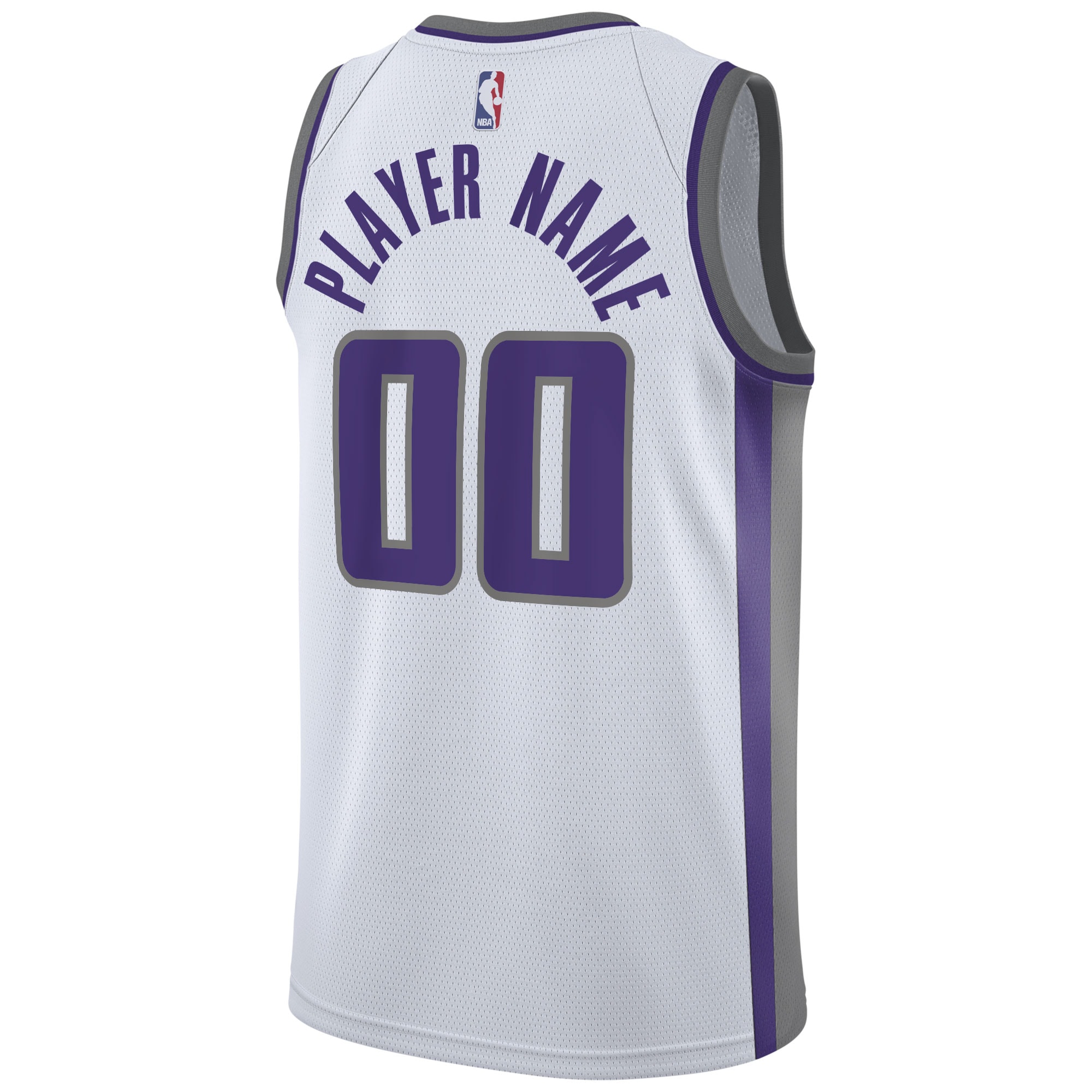 Sacramento Kings Nike 2020/21 Swingman Custom Jersey - Association Edition - White - vstockx