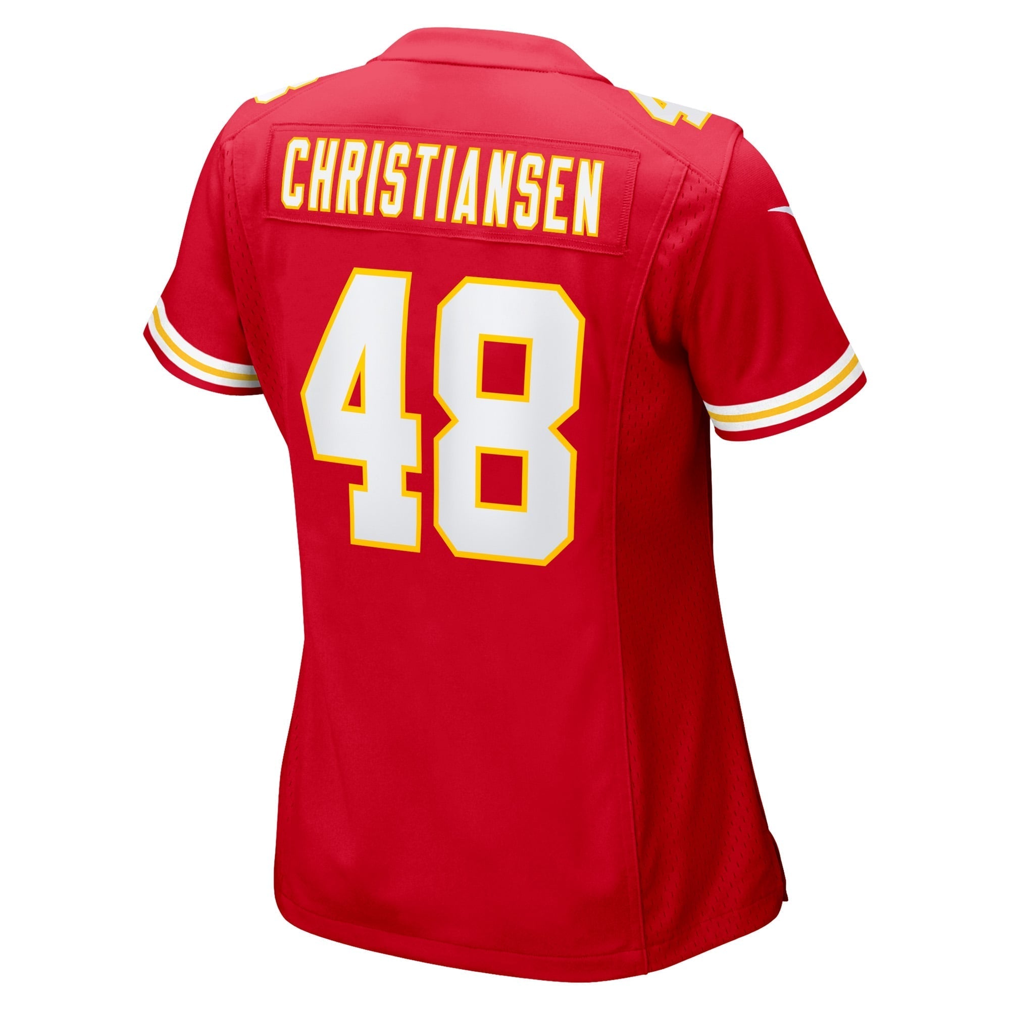 Women's Nike Cole Christiansen Red Kansas City Chiefs Game Player Jersey - vstockx