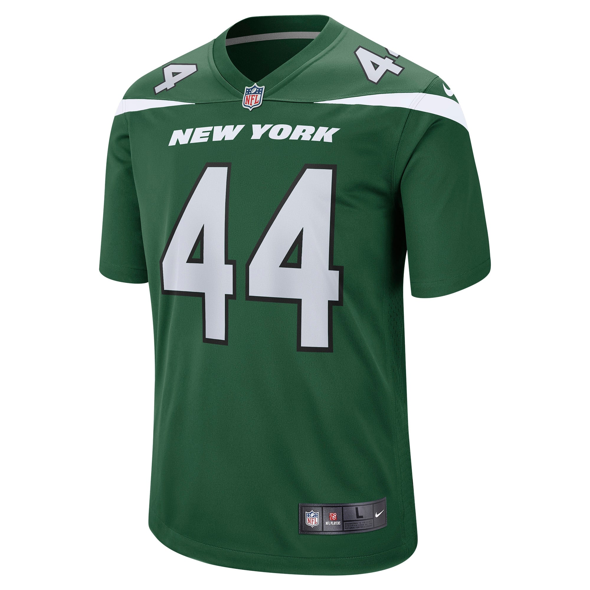 Men's Nike Jamien Sherwood Gotham Green New York Jets Game Jersey - vstockx