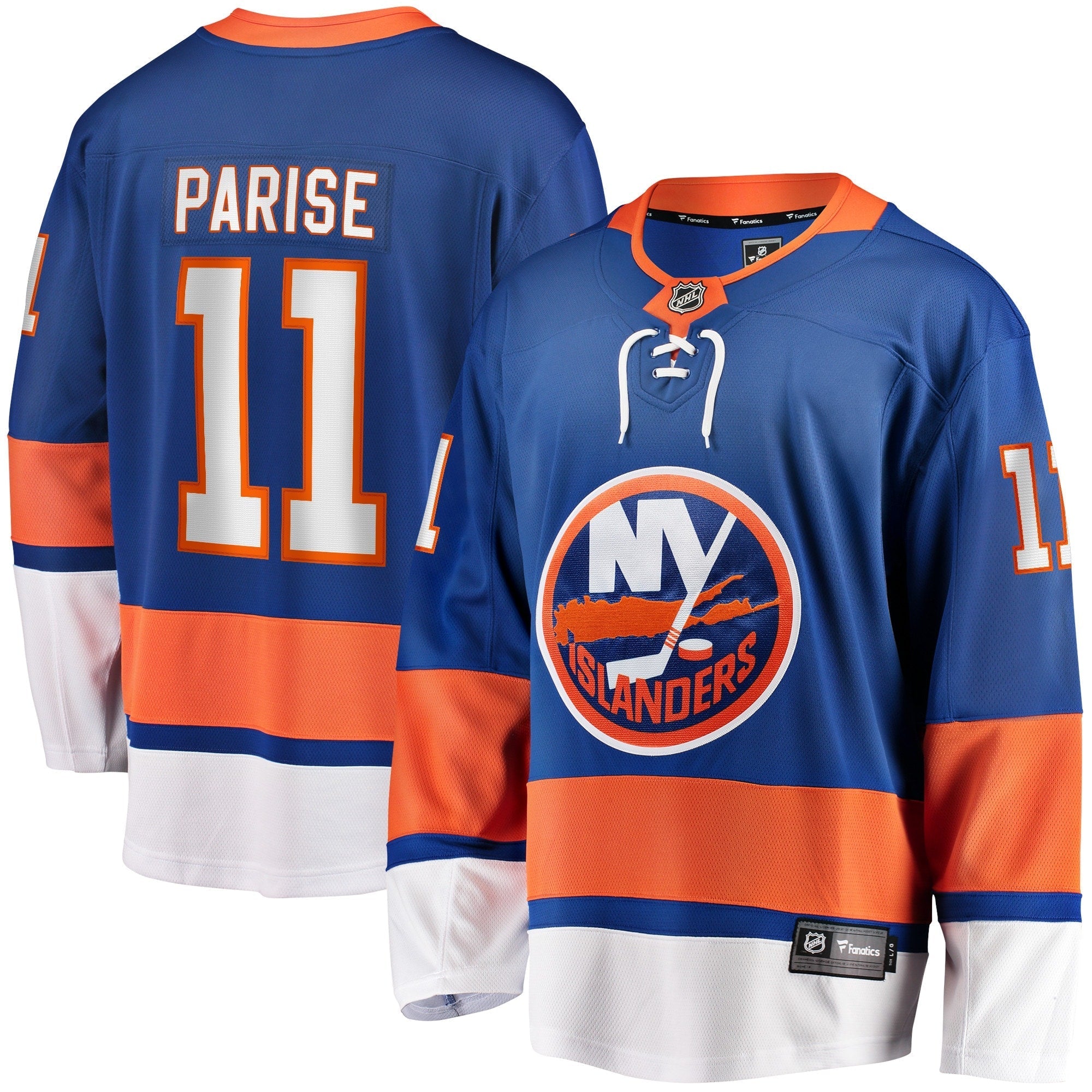 Men's Fanatics Branded Zach Parise Royal New York Islanders Home Breakaway Player Jersey - vstockx